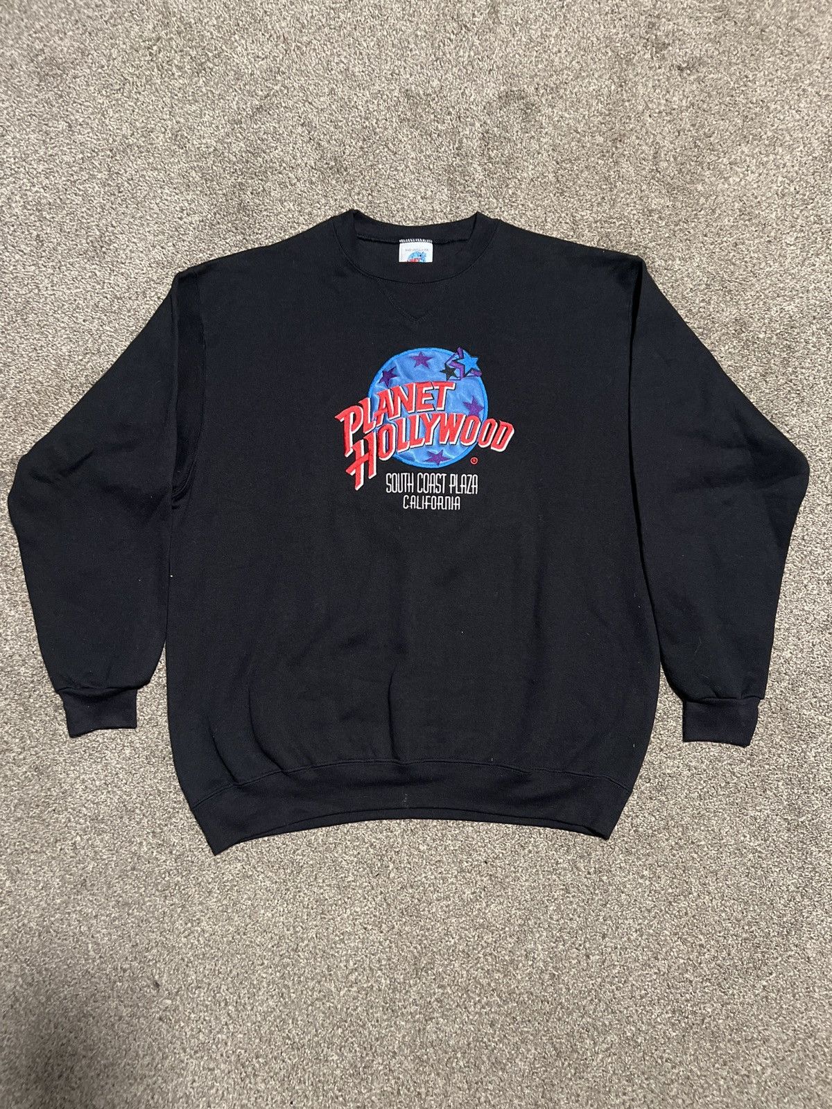 Planet Hollywood × Vintage Vintage Planet Hollywood Crewneck Size XL Size US XL / EU 56 / 4 - 1 Thumbnail