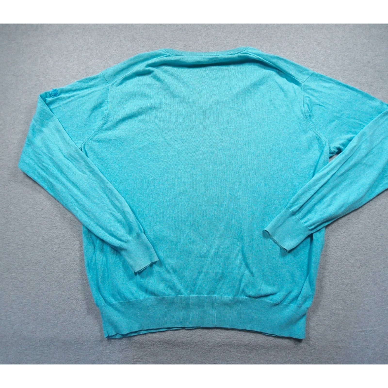 Peter Millar Peter Millar Sweater Mens Large Blue Vneck Pullover Cotton Cashmere Lightweight Size US L / EU 52-54 / 3 - 5 Thumbnail