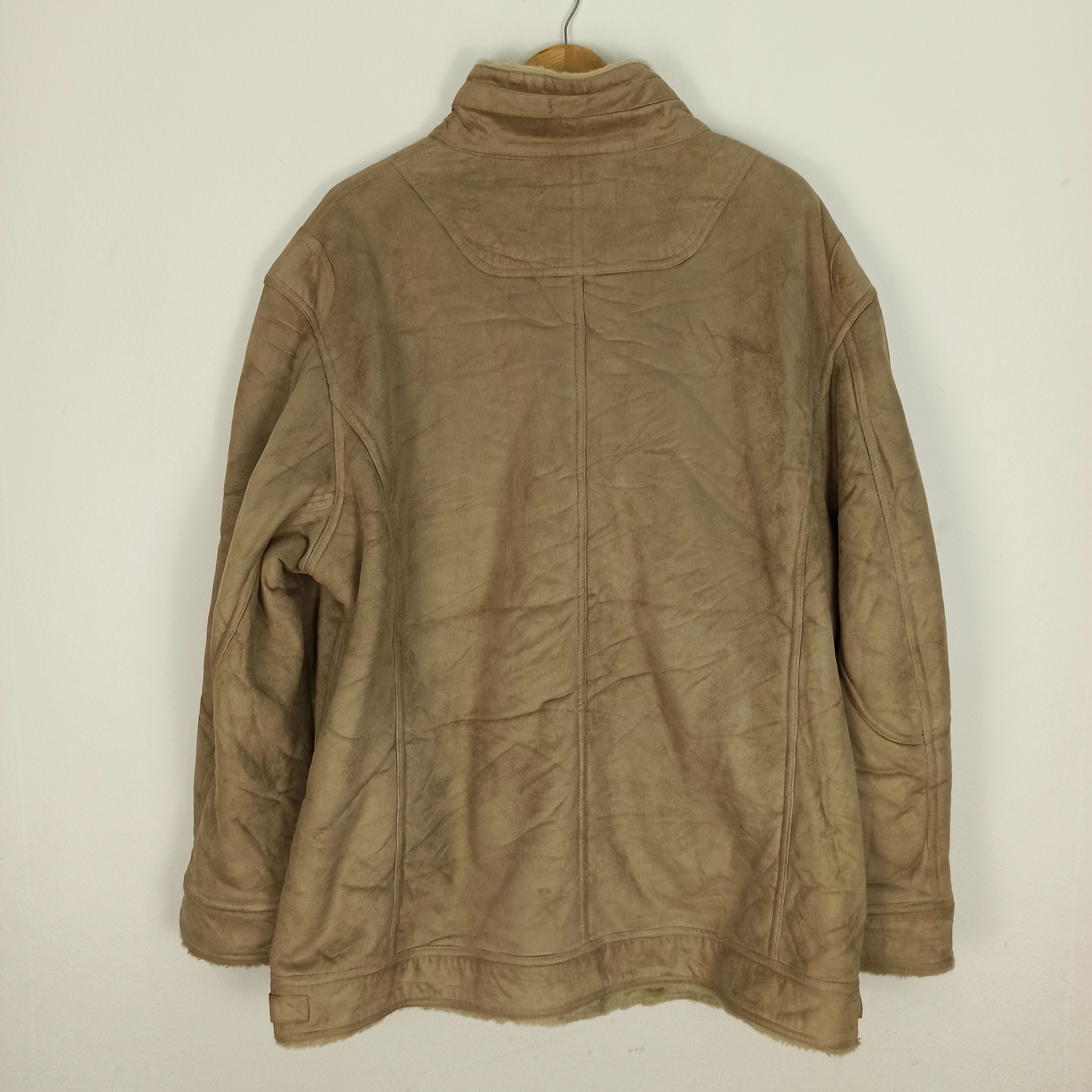 Kansai Yamamoto Vintage KANSAI JEANS Shearling Velvet fleece faux fur jacket Size US XXL / EU 58 / 5 - 7 Thumbnail