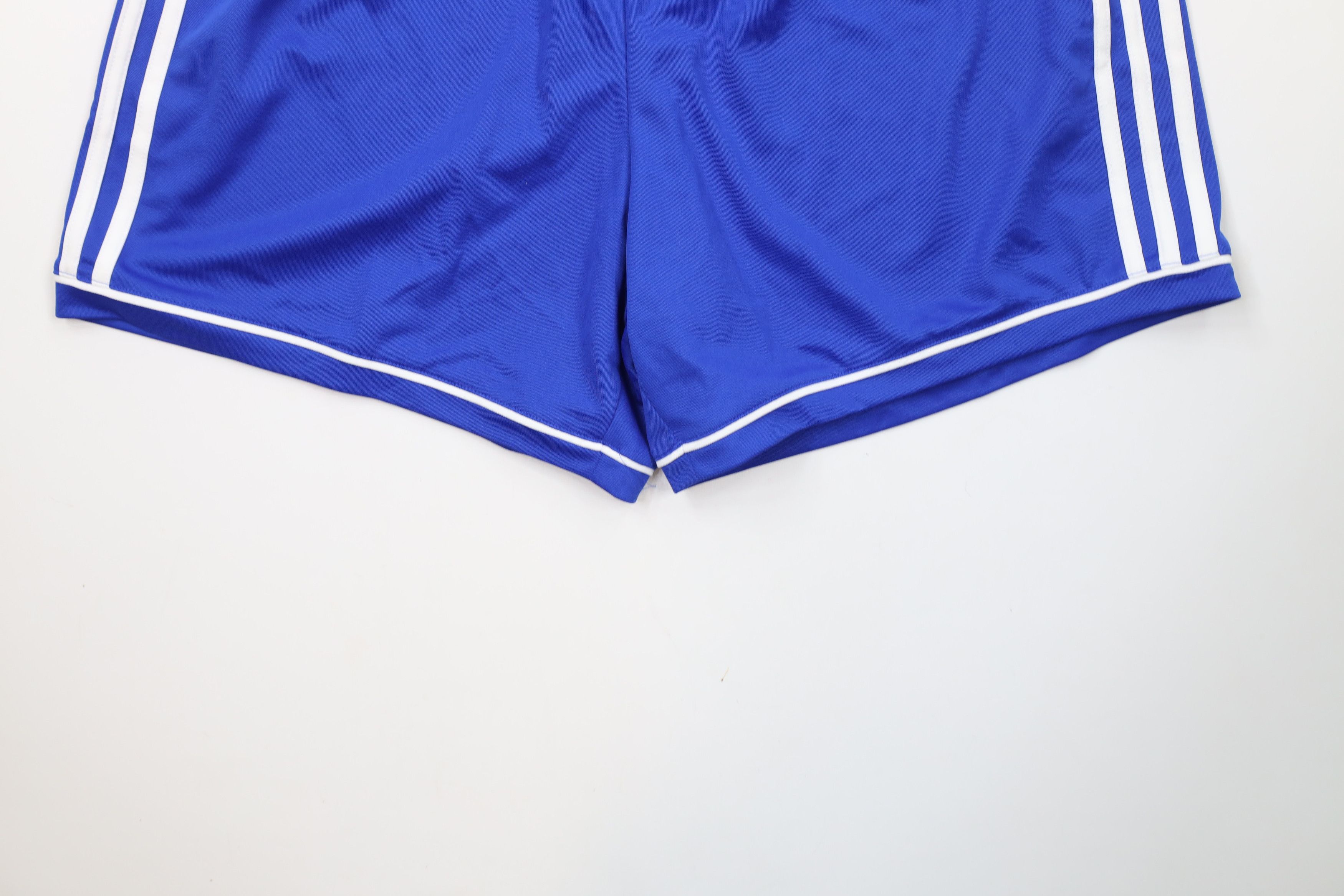 Adidas × Vintage Vintage Adidas Striped Running Jogging Soccer Shorts Blue Size 34" / US 12 / IT 48 - 4 Thumbnail