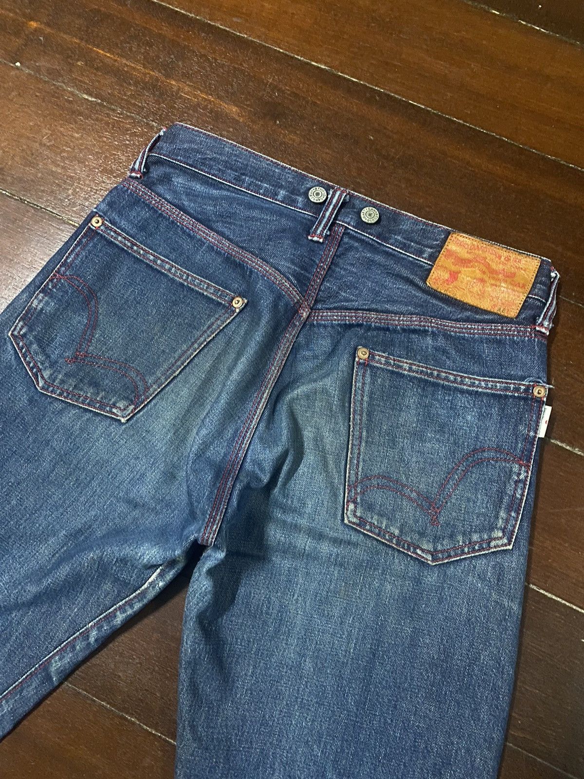 Studio D'Artisan studio d'artisan 480 tokushima denim selvedge distressed Size US 30 / EU 46 - 12 Thumbnail