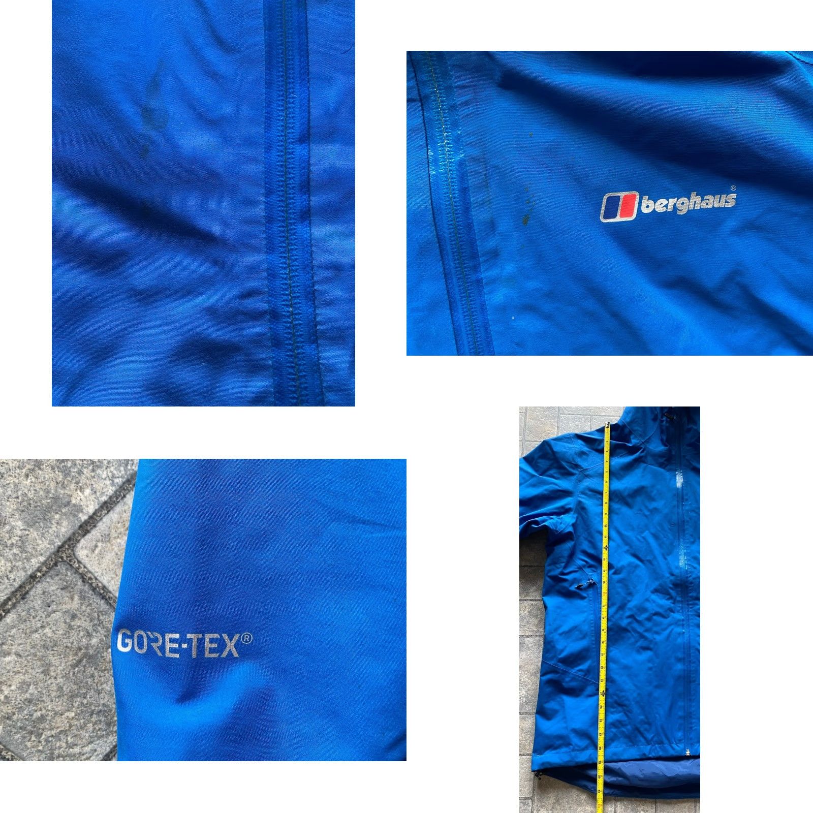 Berghaus Berghaus Jacket Blue Men’s Large L Regular Hooded Pockets Gore Tex Flaws Wear Size US L / EU 52-54 / 3 - 8 Thumbnail