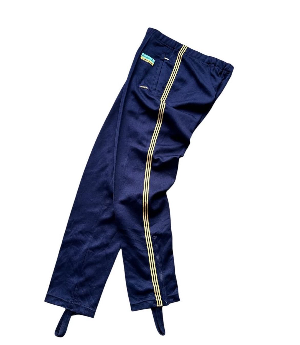 Adidas Vintage 90s Adidas Firebird W.Germany Stripe Taped Pants Size US 32 / EU 48 - 1 Thumbnail