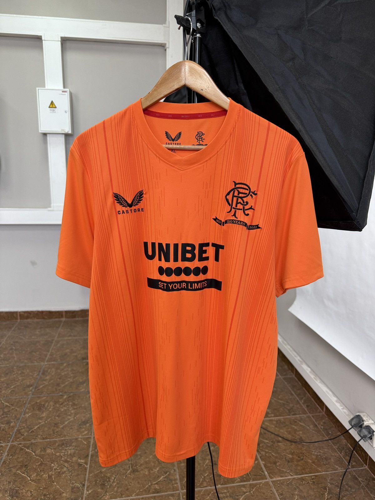 Castore 🏴󠁧󠁢󠁳󠁣󠁴󠁿 2021/22 Castore Glasgow Rangers 150 Years Home Jersey Y2K Size US XL / EU 56 / 4 - 1 Thumbnail