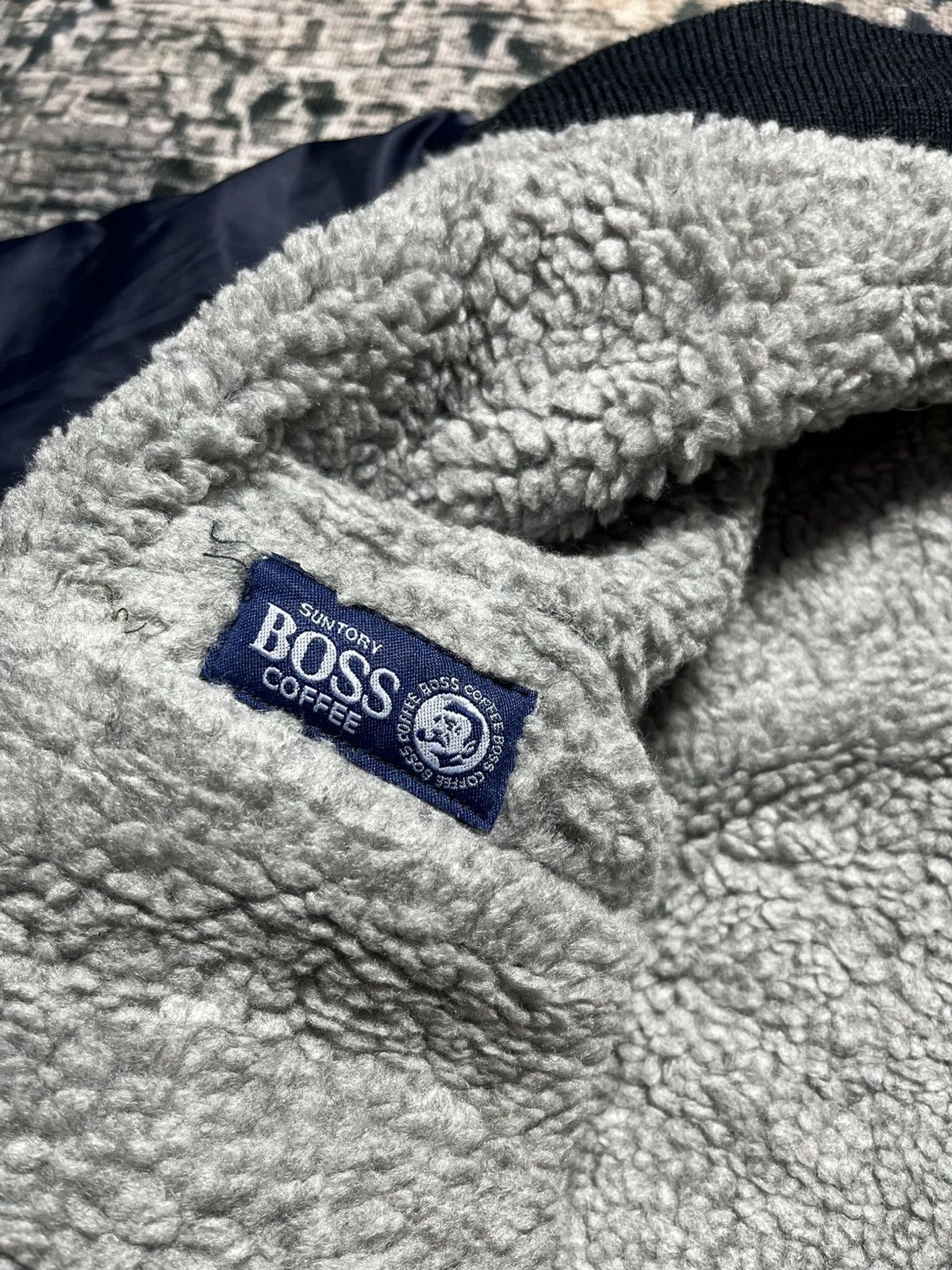 Japanese Brand 🔥Vintage Suntory Coffee Boss Embroidery Bomber Jacket Size US XL / EU 56 / 4 - 7 Thumbnail