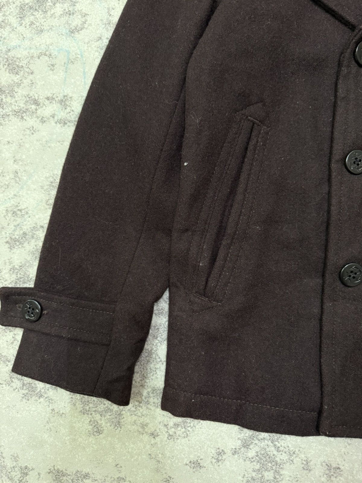 Vintage Vintage Uniformer Authentic Indvidual Garment Wool Peacoat Size US S / EU 44-46 / 1 - 4 Thumbnail