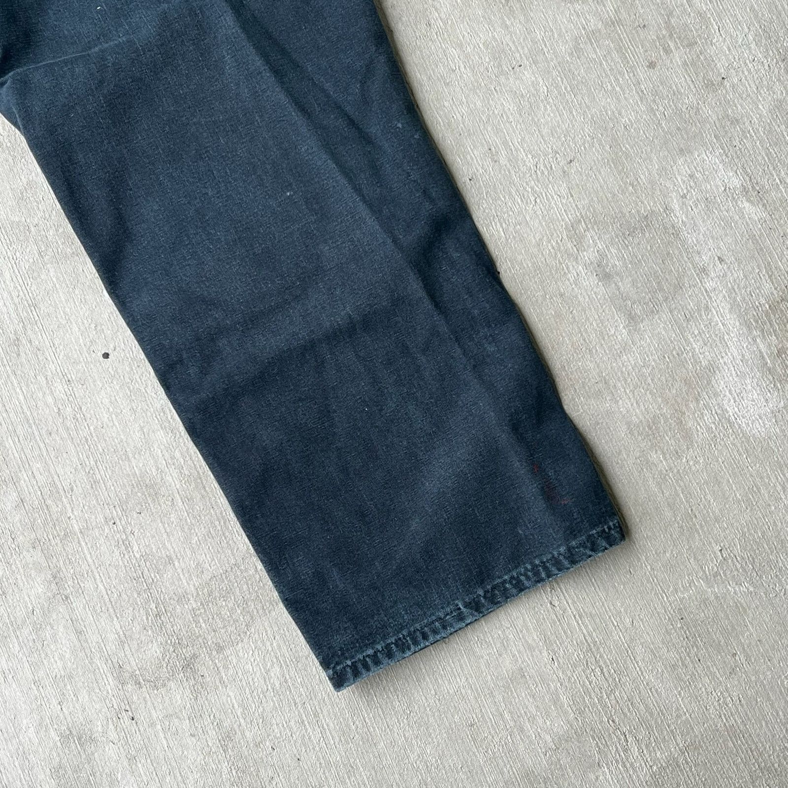 Carhartt × Vintage Carhartt faded black double knee work wear carpenter pants Size US 35 - 9 Thumbnail