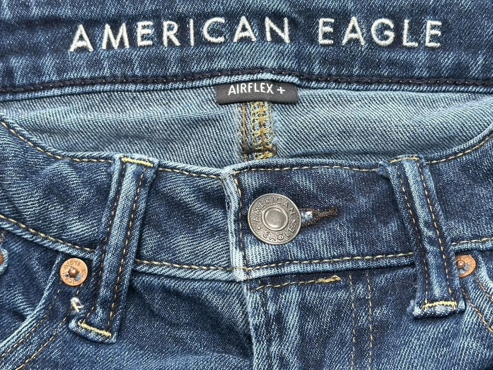 American Eagle Outfitters American Eagle Relaxed Straight Denim Jeans Blue Mens 28/30 Size US 28 / EU 44 - 3 Thumbnail
