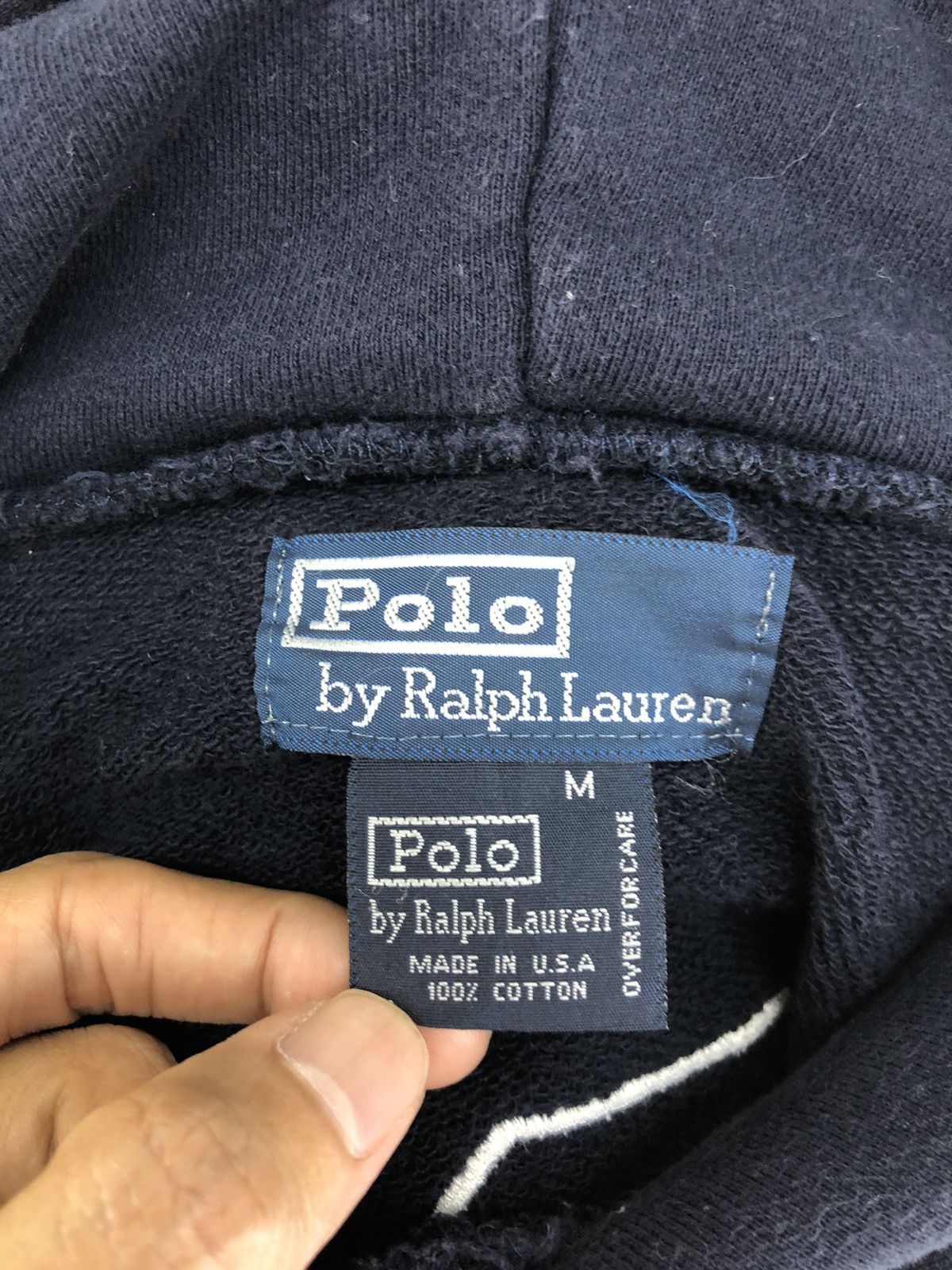 Polo Ralph Lauren × Ralph Lauren × Vintage Vintage Polo Ralph Lauren Italy No3 Hoodie Size US M / EU 48-50 / 2 - 11 Thumbnail