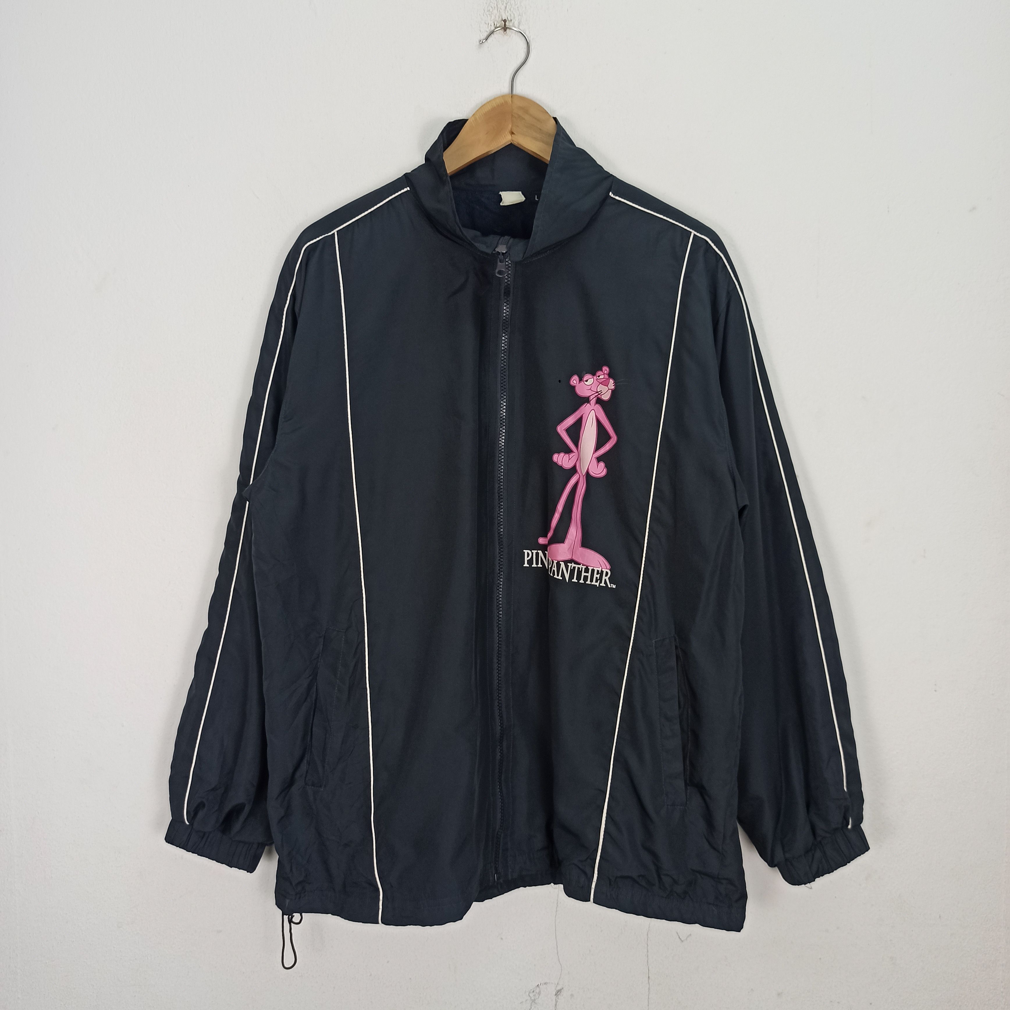 Cartoon Network Vintage PINK PANTHER Windbreaker Jacket Big Logo Size US L / EU 52-54 / 3 - 4 Thumbnail