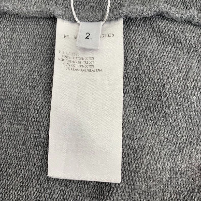 Thom Browne Thom Browne size2 Gray collar striped cotton round neck lon Size US M / EU 48-50 / 2 - 6 Thumbnail