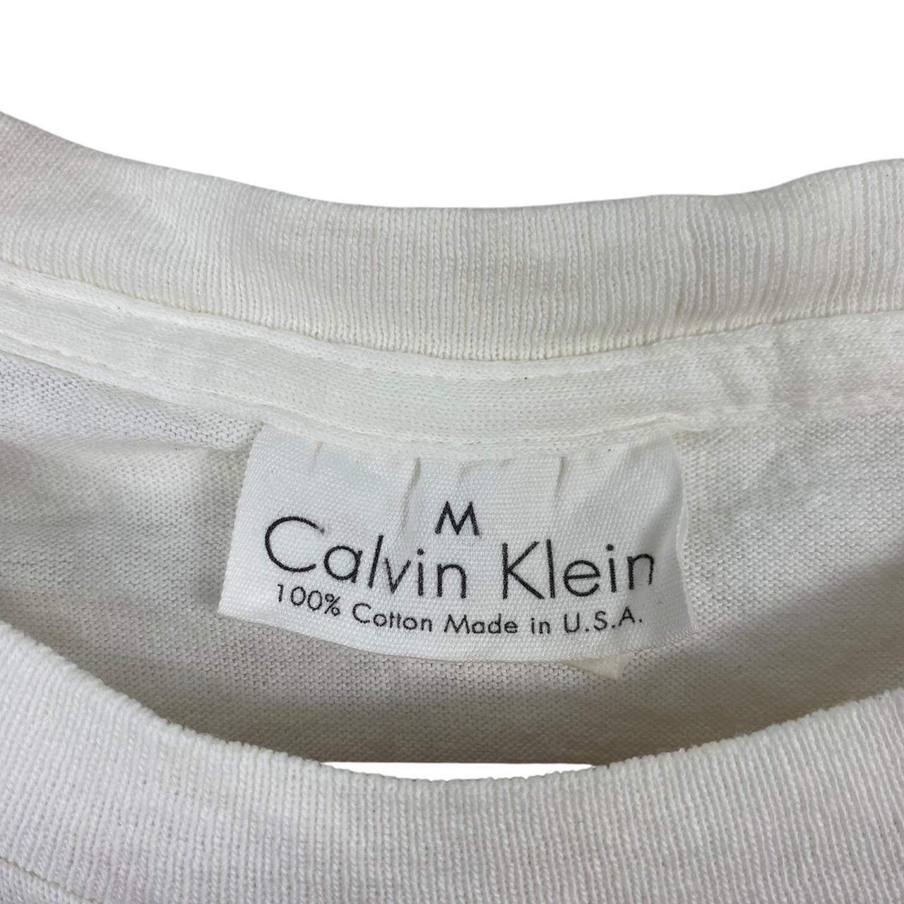Calvin Klein Vintage 90’ CALVIN KLEIN CK New York USA Flag Tee Shirt Top Size M / US 6-8 / IT 42-44 - 4 Thumbnail