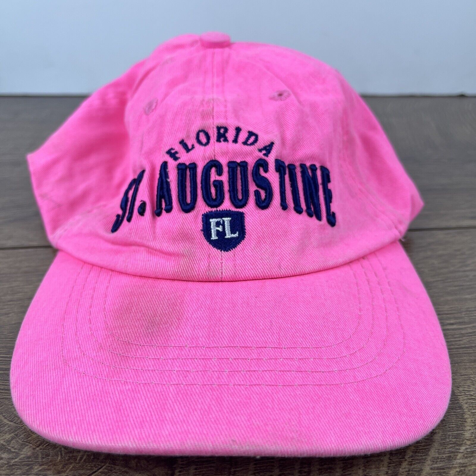 Other St. Augustine Florida Hat Pink Hat Adjustable Adult Size Hat Size ONE SIZE - 3 Thumbnail