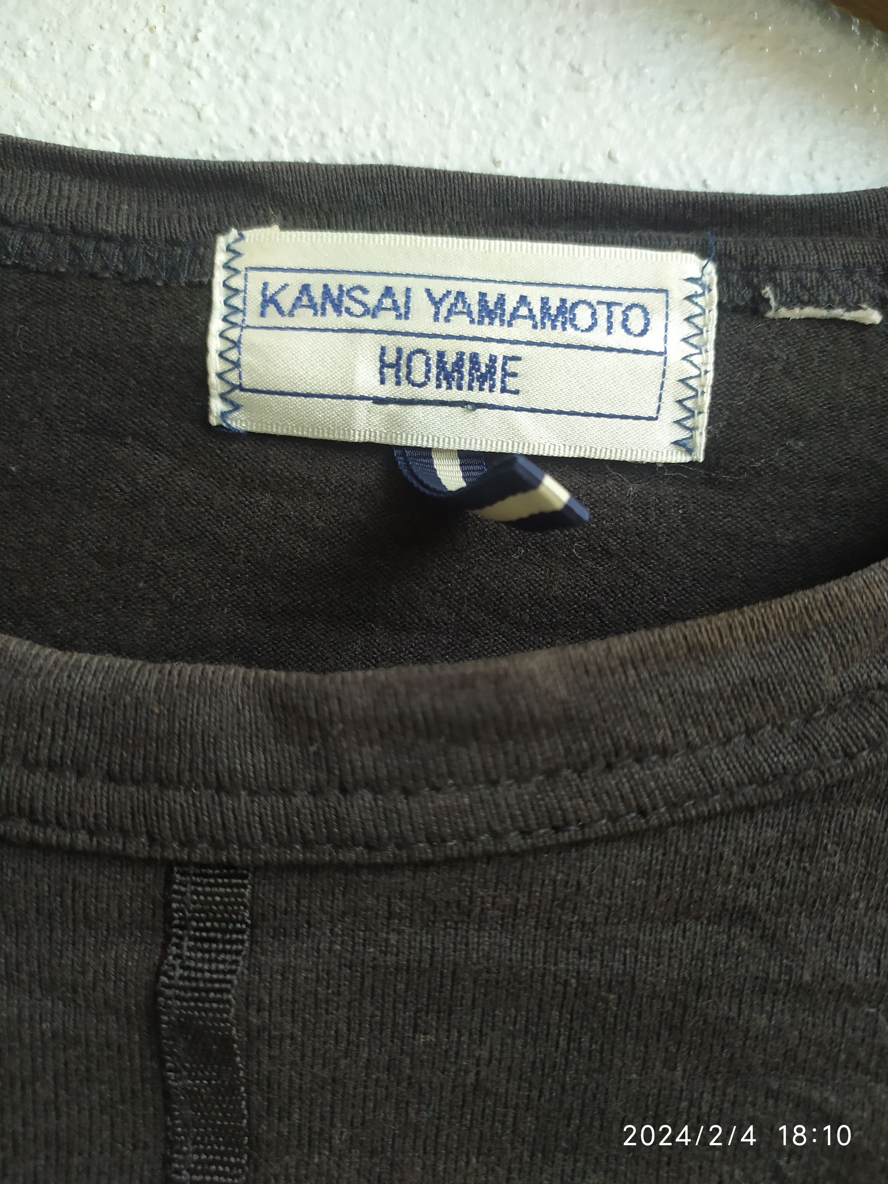 Kansai Yamamoto Kansai Yamamoto Homme Black Longsleeve Size US L / EU 52-54 / 3 - 4 Thumbnail