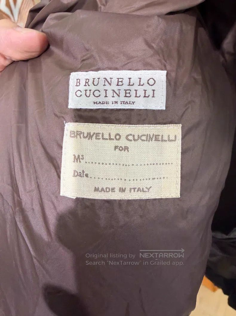 Brunello Cucinelli Brunello Cucinelli Hooded down jacket with fur collar Size S / US 4 / IT 40 - 3 Thumbnail