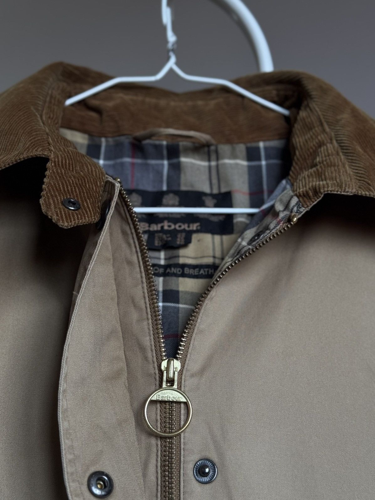 Barbour Barbour Waterproof Breathable Long Beige Jacket Coat Womens Size XXL / US 16-18 / IT 52-54 - 4 Thumbnail