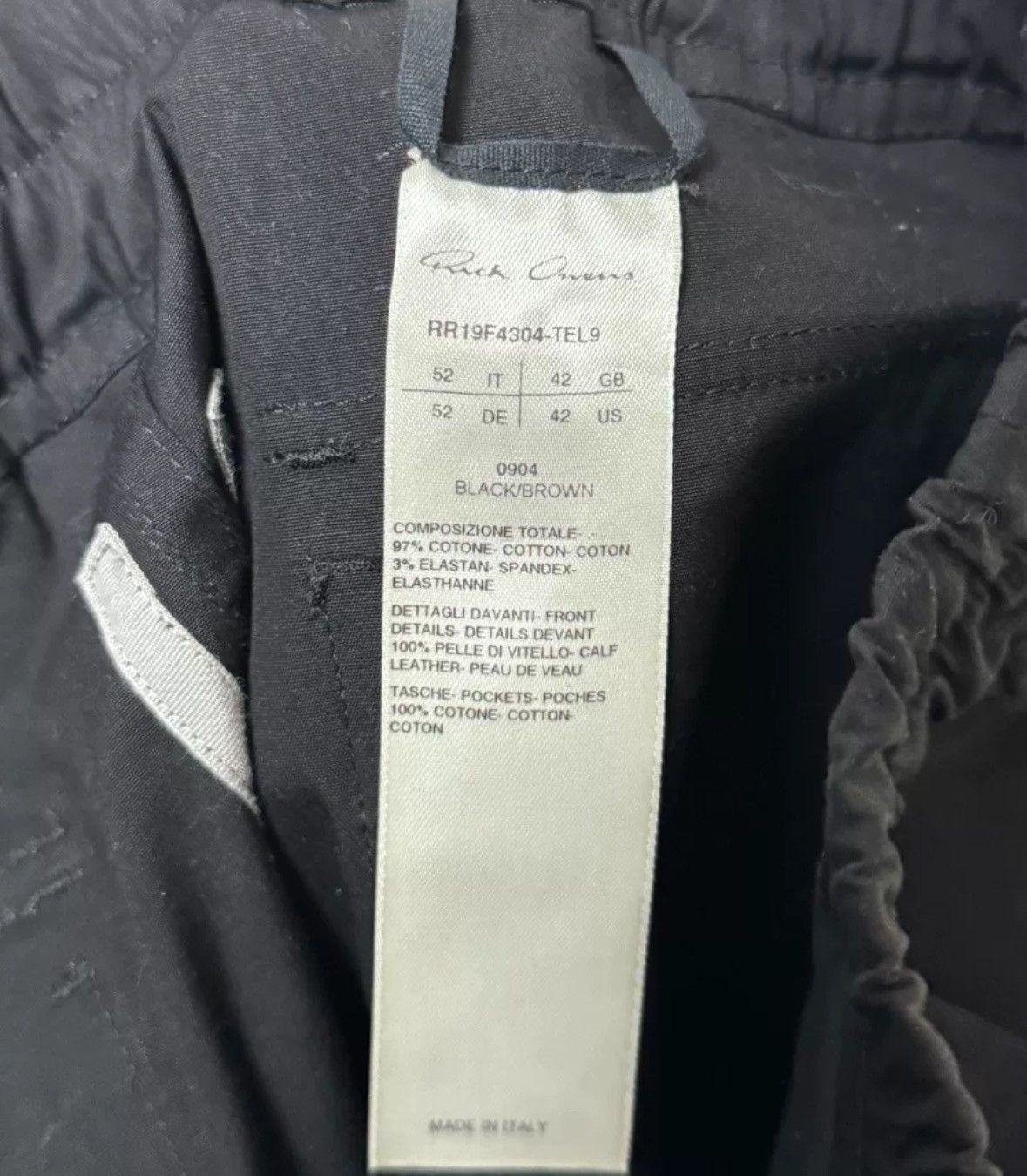 Rick Owens Rick Owens Larry suede patchwork shell pants 2412-Nextarrow Size US 42 / EU 58 - 5 Thumbnail