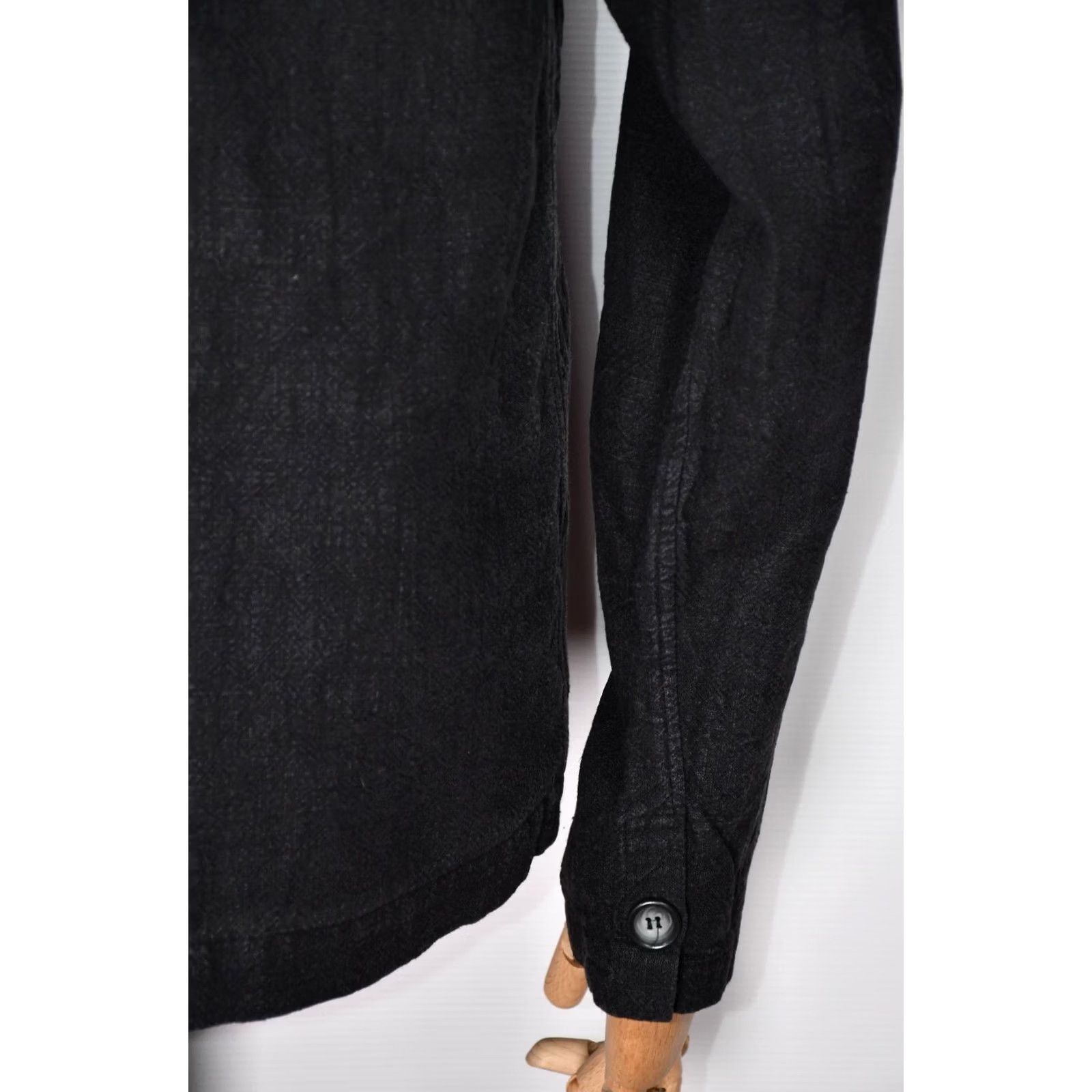 Vintage L’homme Rouge Jacket Mens M Linen Black 100% Linen Solid Zip Casual Regular Size M Mens Size US M / EU 48-50 / 2 - 5 Thumbnail