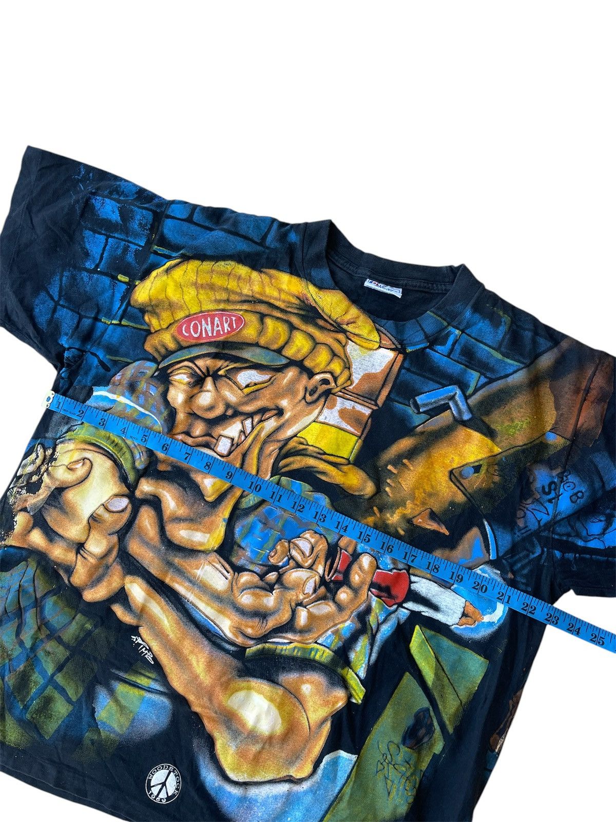 Vintage Vintage 90s CONART Kray One Graffitti AOP Bootleg Size US M / EU 48-50 / 2 - 13 Thumbnail