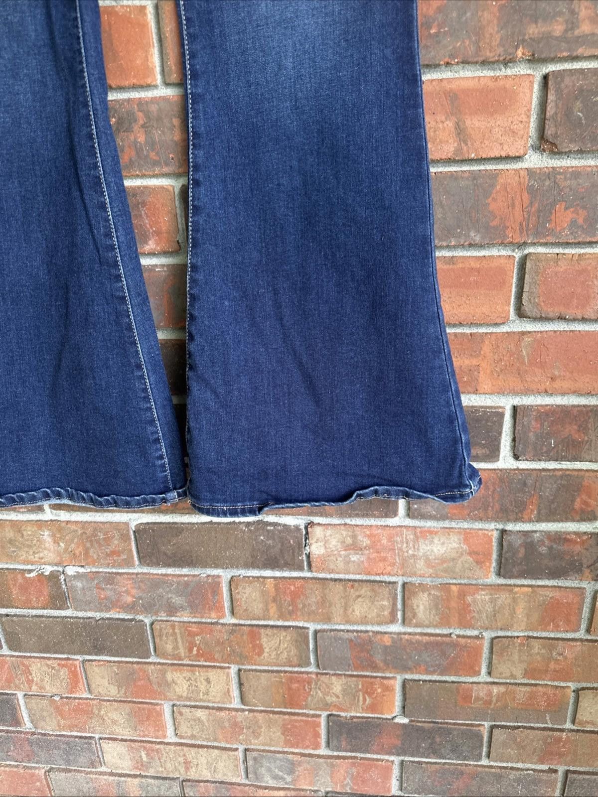 Jordache Stretchy Flare Jeans Size Large Women's Jordache Size 36" / US 14 / IT 50 - 4 Thumbnail