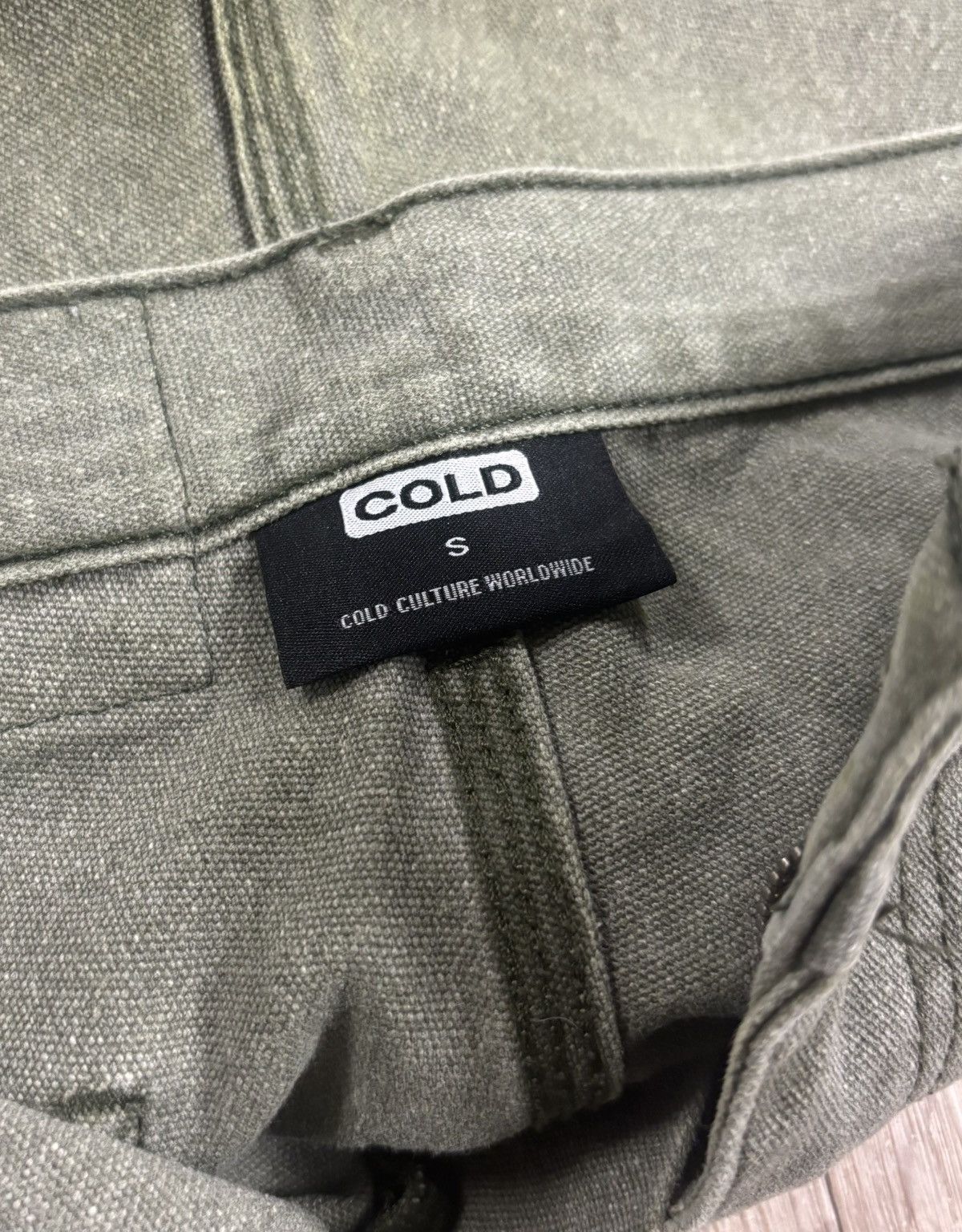 Other Baggy Cotton Canvas Cold Culture Double Knee Trousers Size US 30 / EU 46 - 5 Thumbnail
