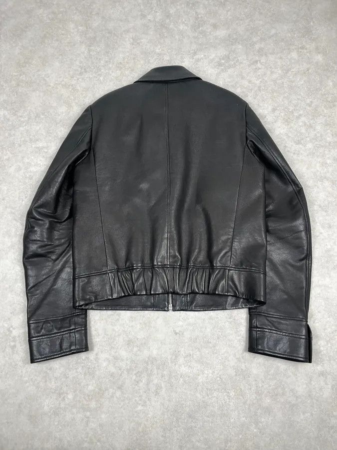 Yves Saint Laurent 2000s Yves Saint Laurent Black Leather Premium Jacket Size US M / EU 48-50 / 2 - 6 Thumbnail