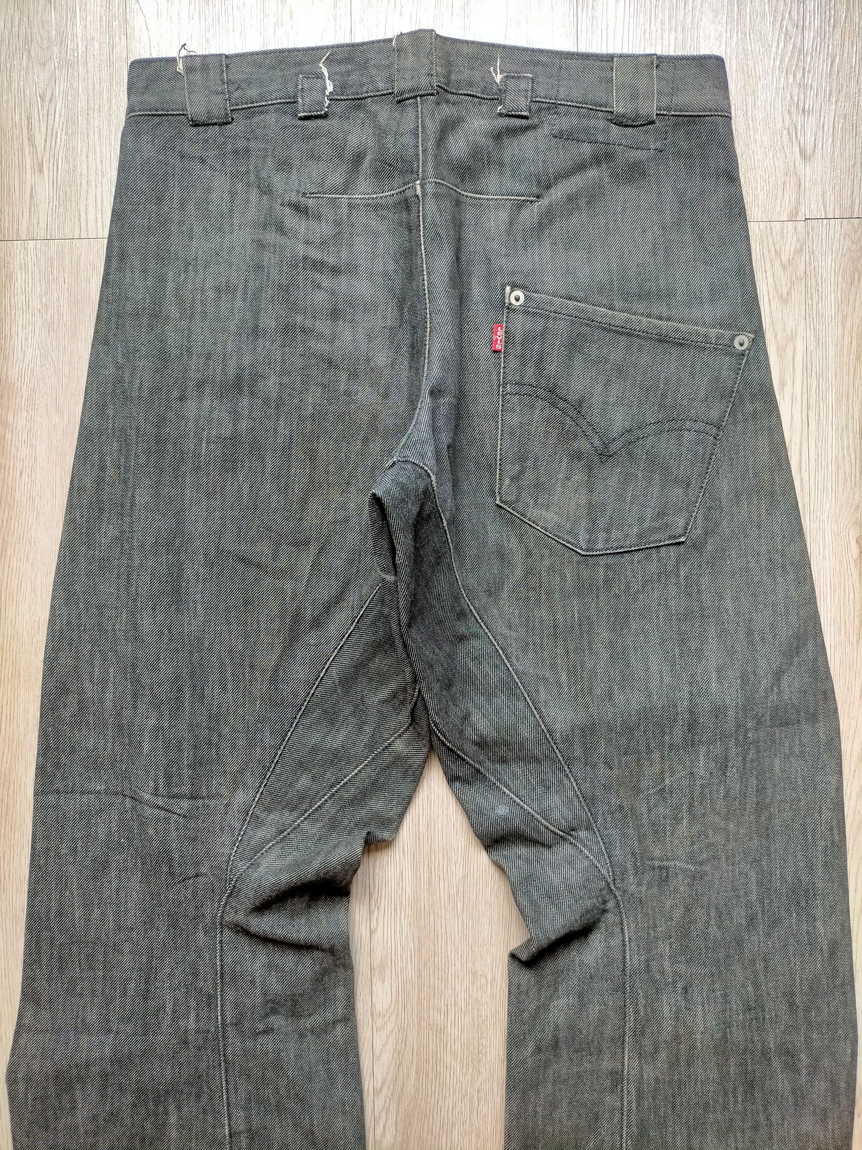 Levi's Vintage 1992 Levis Engineered Jeans Black Rusty Denim pants Size US 30 / EU 46 - 8 Thumbnail