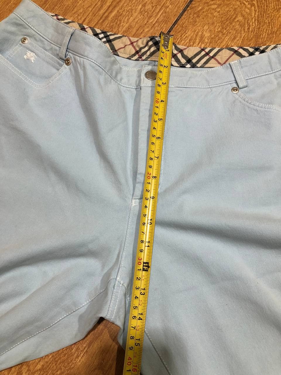 Burberry RARE Baby blue Luxury Burberry London DENIM PANTS Size US 34 / EU 50 - 14 Thumbnail