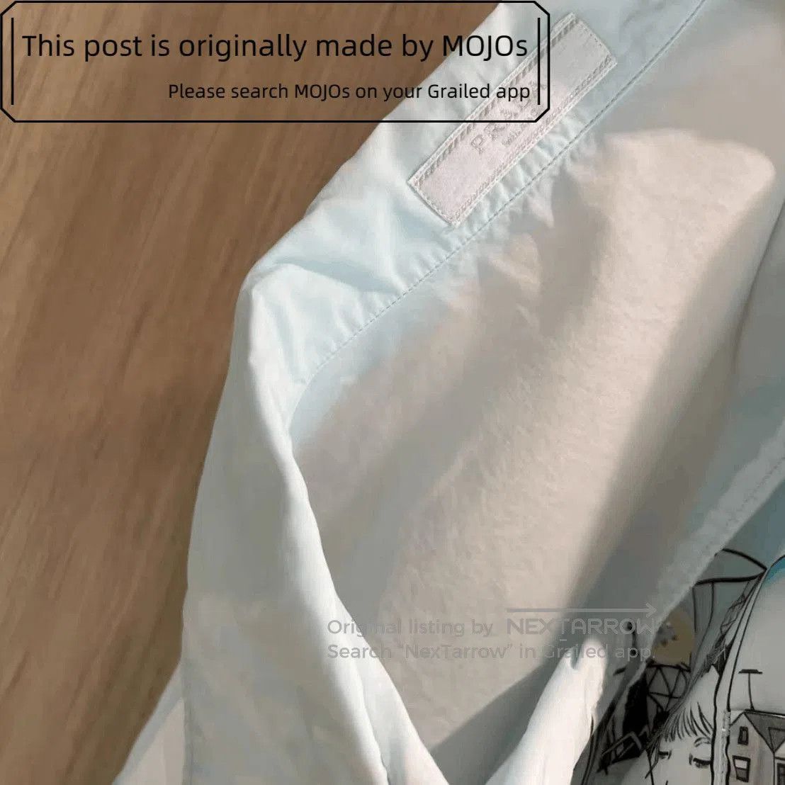 Prada Sz M Prada Face Comic Painting S/S Shirt. Size US M / EU 48-50 / 2 - 4 Thumbnail