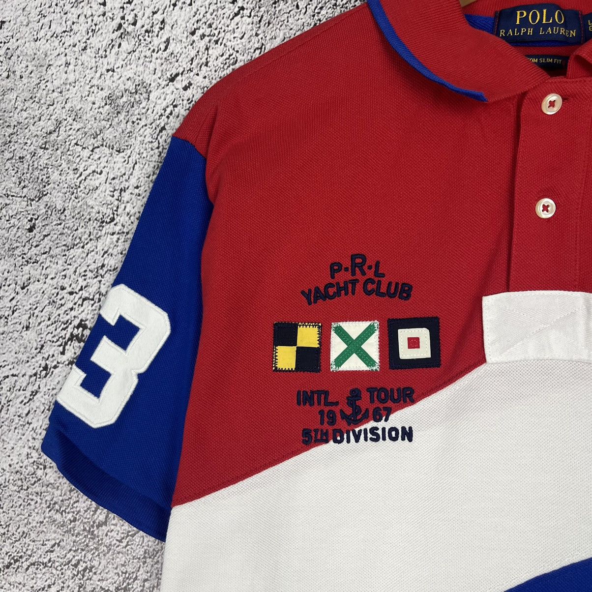 Chaps Ralph Lauren × Polo Ralph Lauren × Ralph Lauren 💋RARE💋 Polo by Ralph Lauren Yacht Club big pony logo T-Shirt Size US L / EU 52-54 / 3 - 4 Thumbnail