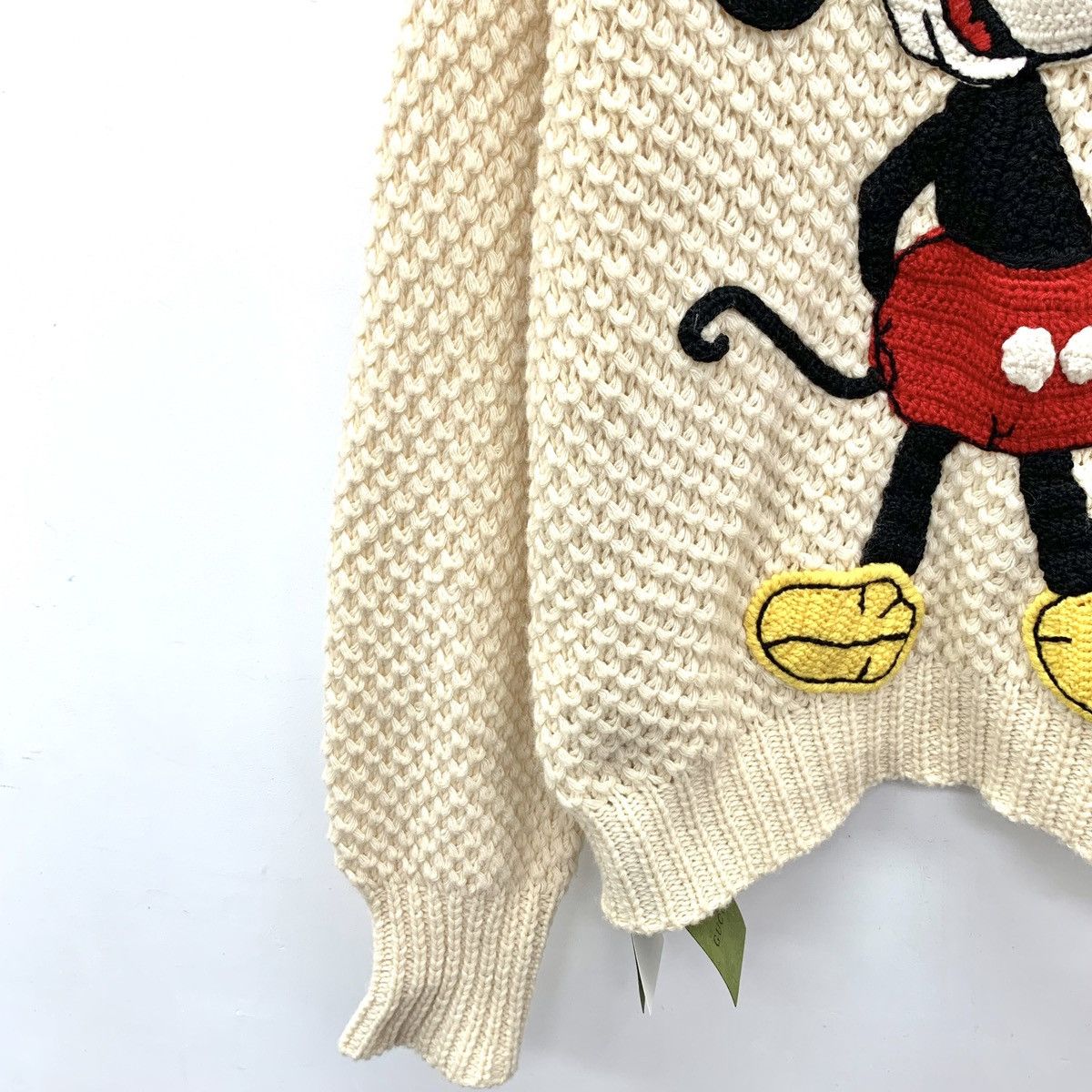 Gucci Gucci x Disney Mickey Mouse Long Sleeve Knit Sweater K26WX Size L / US 10 / IT 46 - 4 Thumbnail