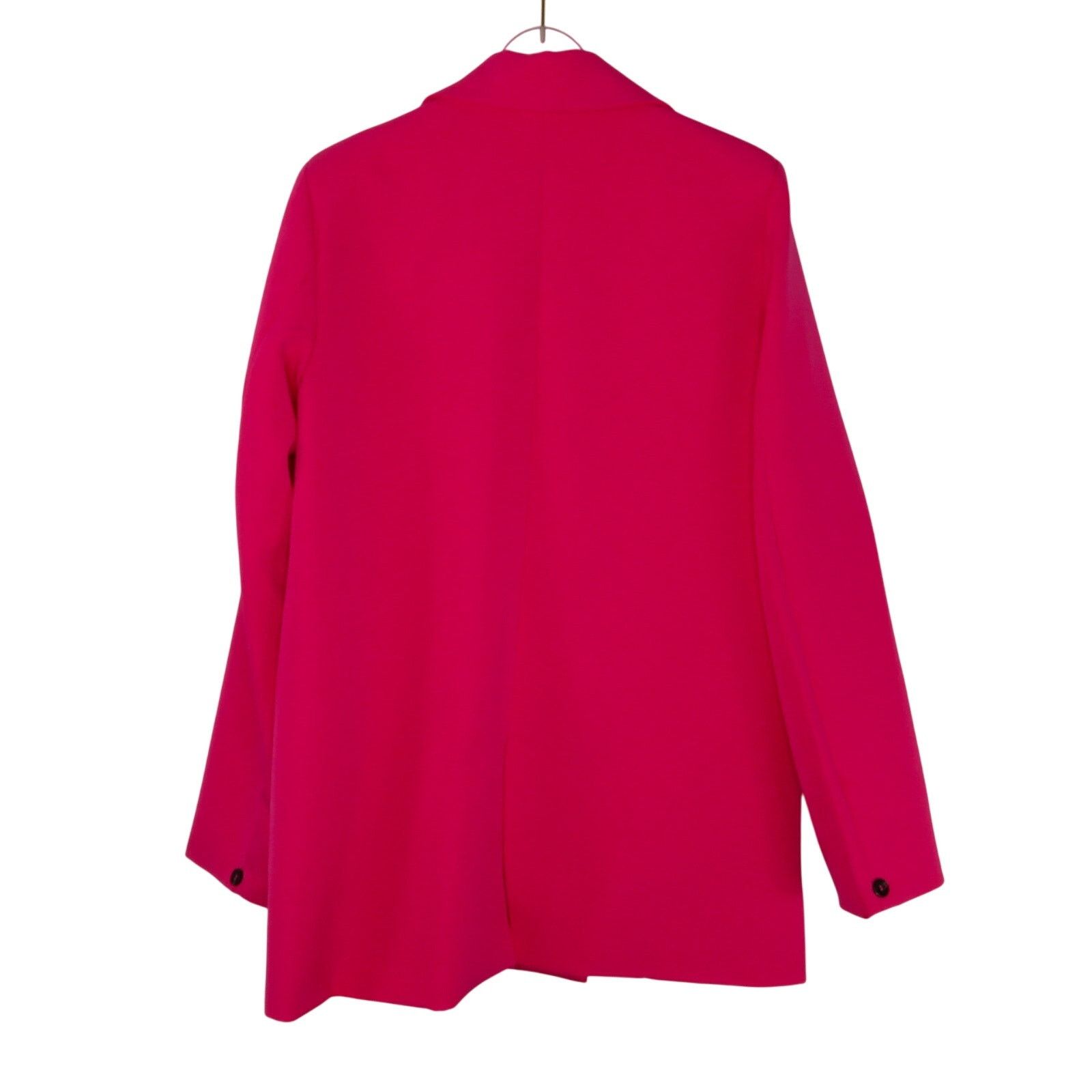 Shein Shein Hot Pink Blazer Jacket Medium Notch Collar Size M / US 6-8 / IT 42-44 - 3 Thumbnail