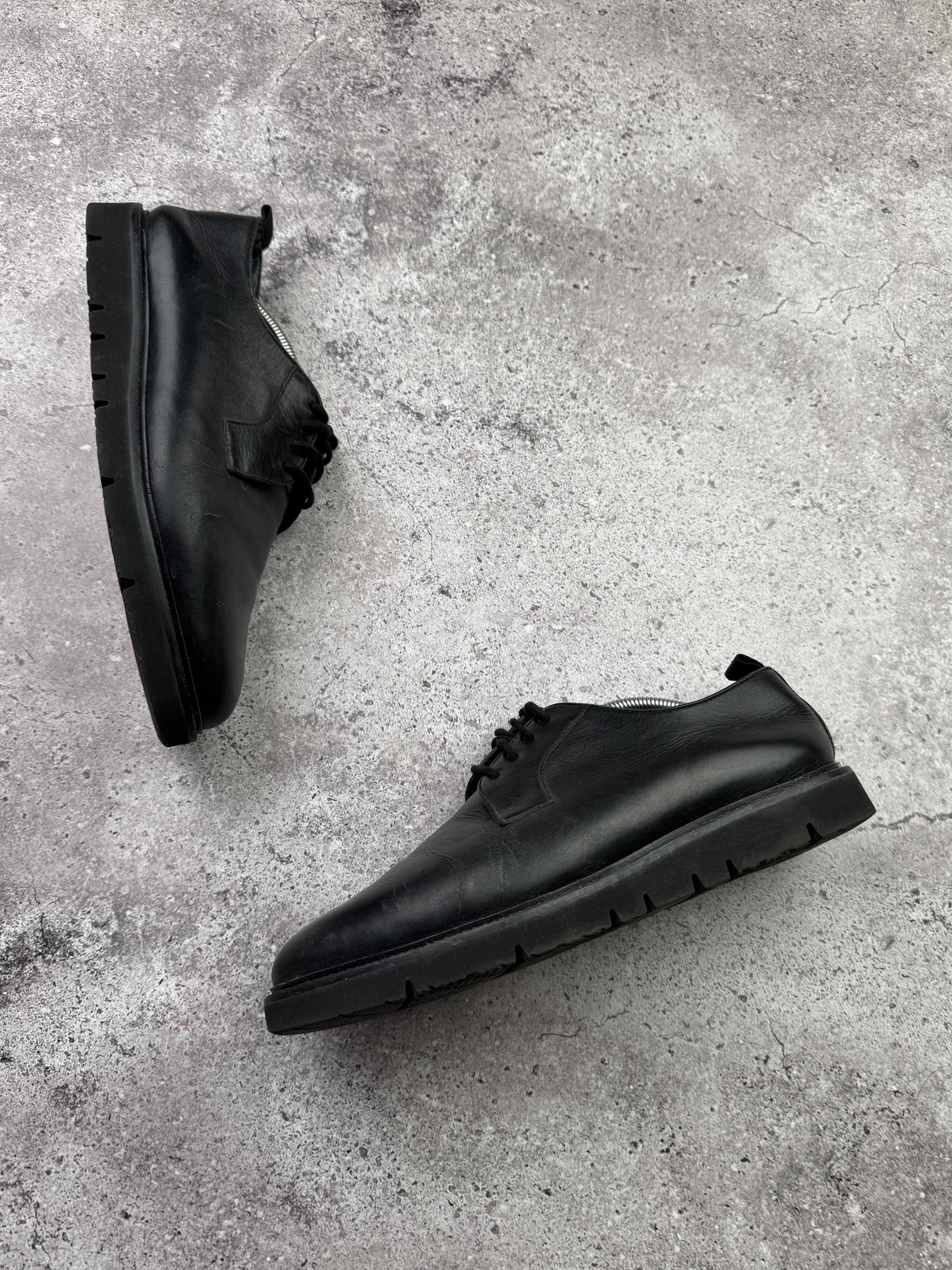 Armani Jeans Vintage Leather Shoes in Black, Men's (Size 11)
