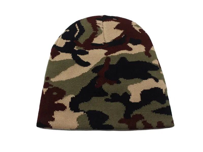 Other Camouflage Knitted Hat Beanie Size ONE SIZE - 3 Thumbnail