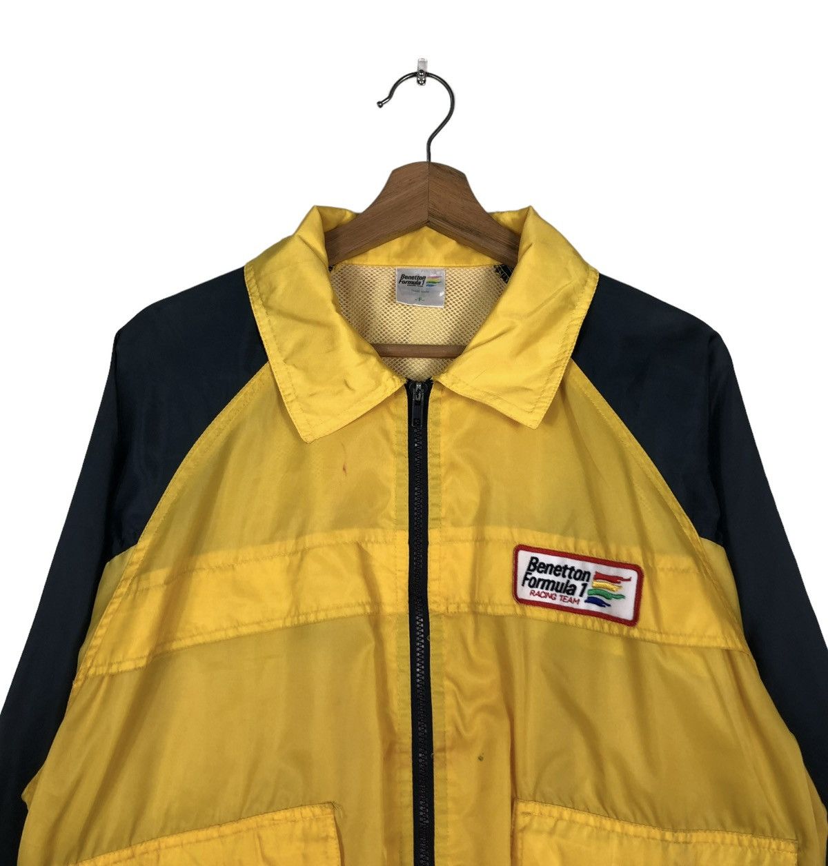 Vintage 🔥VINTAGE BOMBER JACKET BENETTON FORMULA 1 RACING TEAM Size US M / EU 48-50 / 2 - 4 Thumbnail