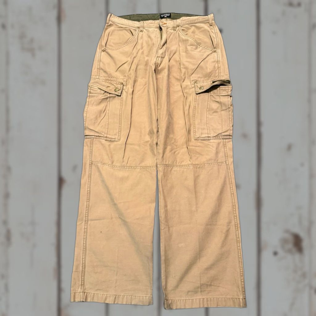 Polo Ralph Lauren VINTAGE Polo Ralph Lauren Freighter Pants Cargo Tan 34x32 USA Cargo Pants Men Regular Straight Khaki Canvas Workwear(Size 34) Size US S / EU 44-46 / 1 - 1 Thumbnail