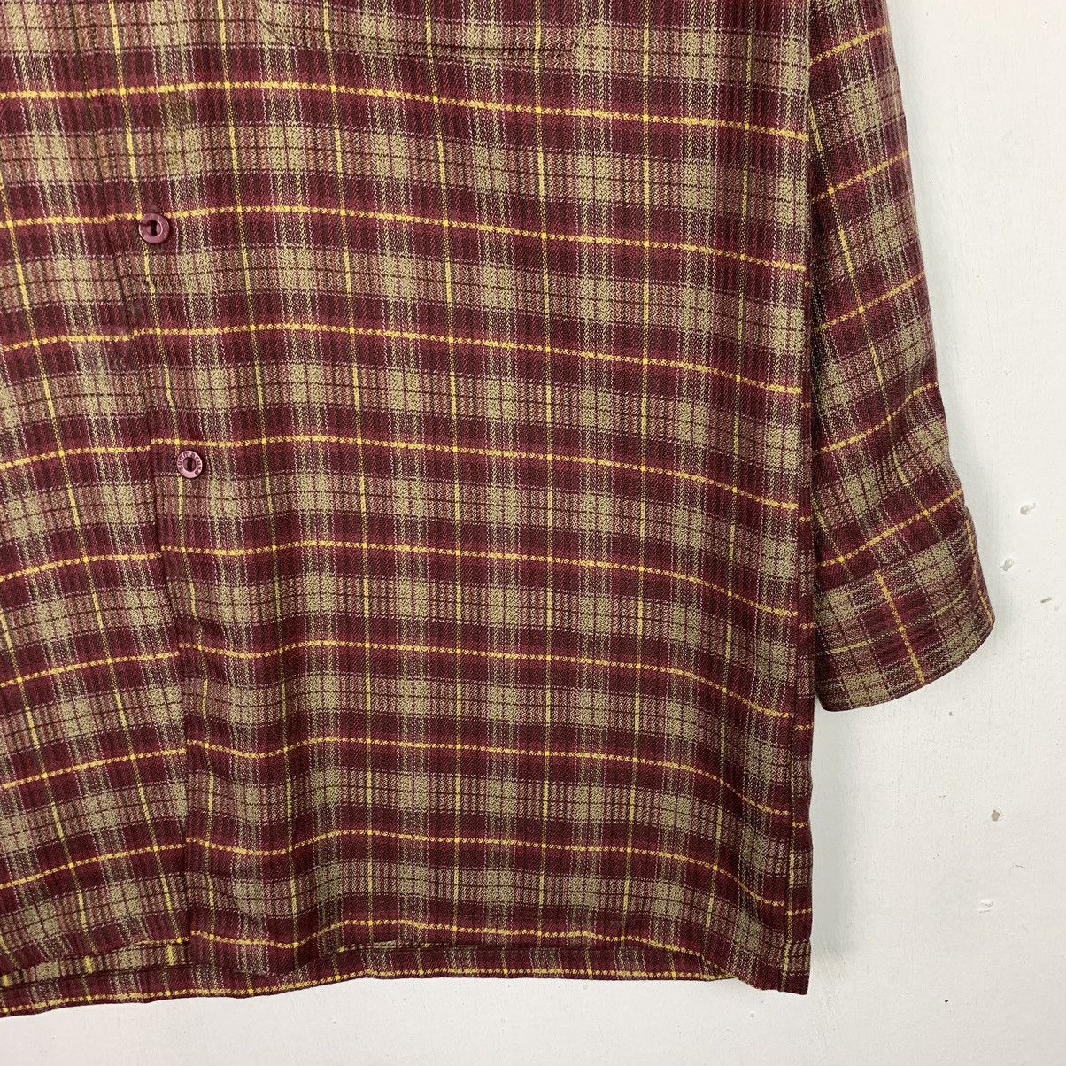 Flannel × Vintage Vintage Flannel Striped Single Pocket Shirt Size US M / EU 48-50 / 2 - 4 Thumbnail