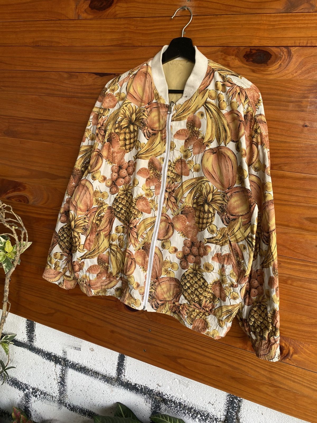 Issey Miyake Vintage HAI Sporting Gear Reversible Fruit Print Jacket Size US M / EU 48-50 / 2 - 13 Thumbnail