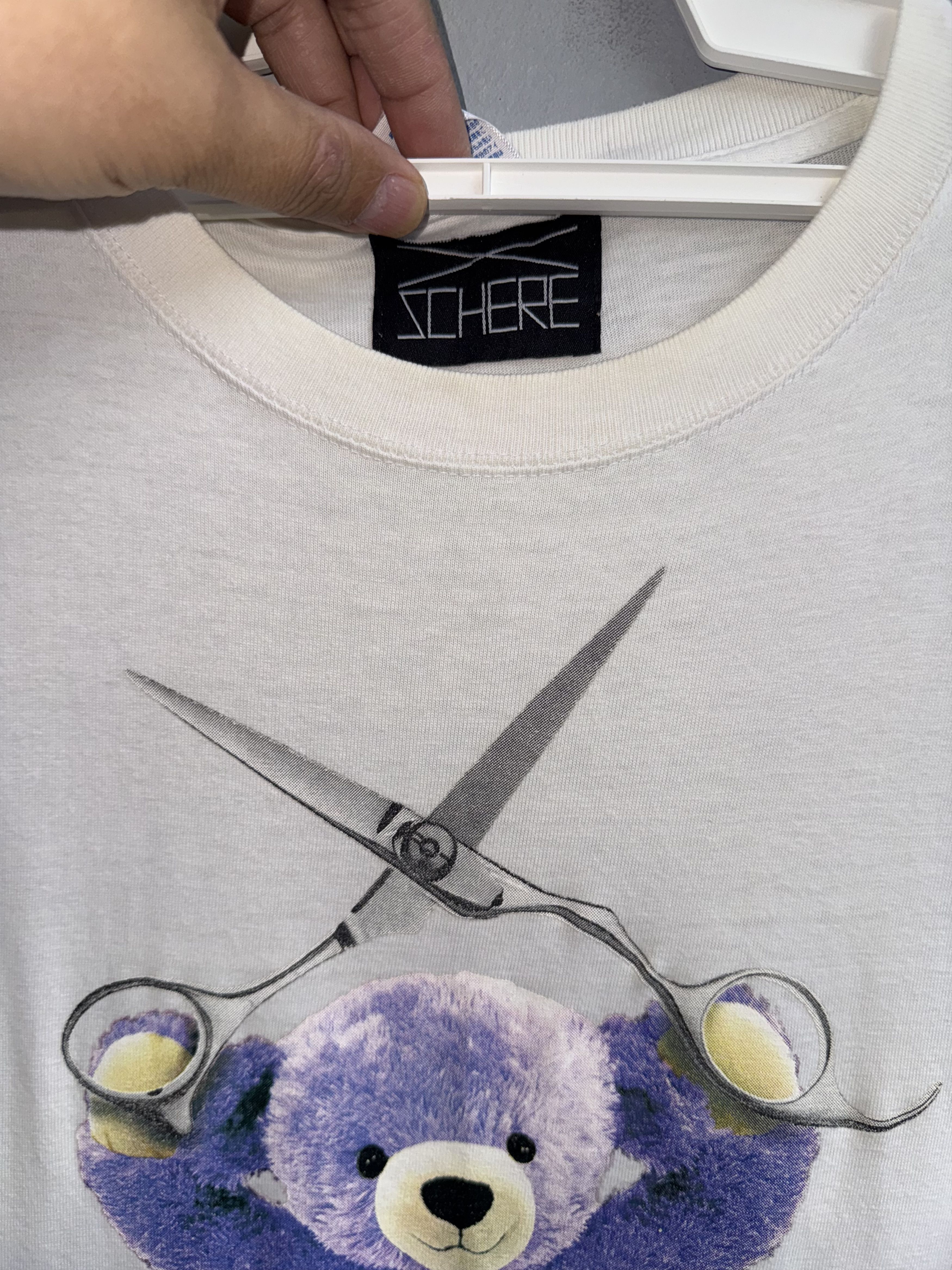 Japanese Brand Schere Bear Shirt Size US XL / EU 56 / 4 - 3 Thumbnail