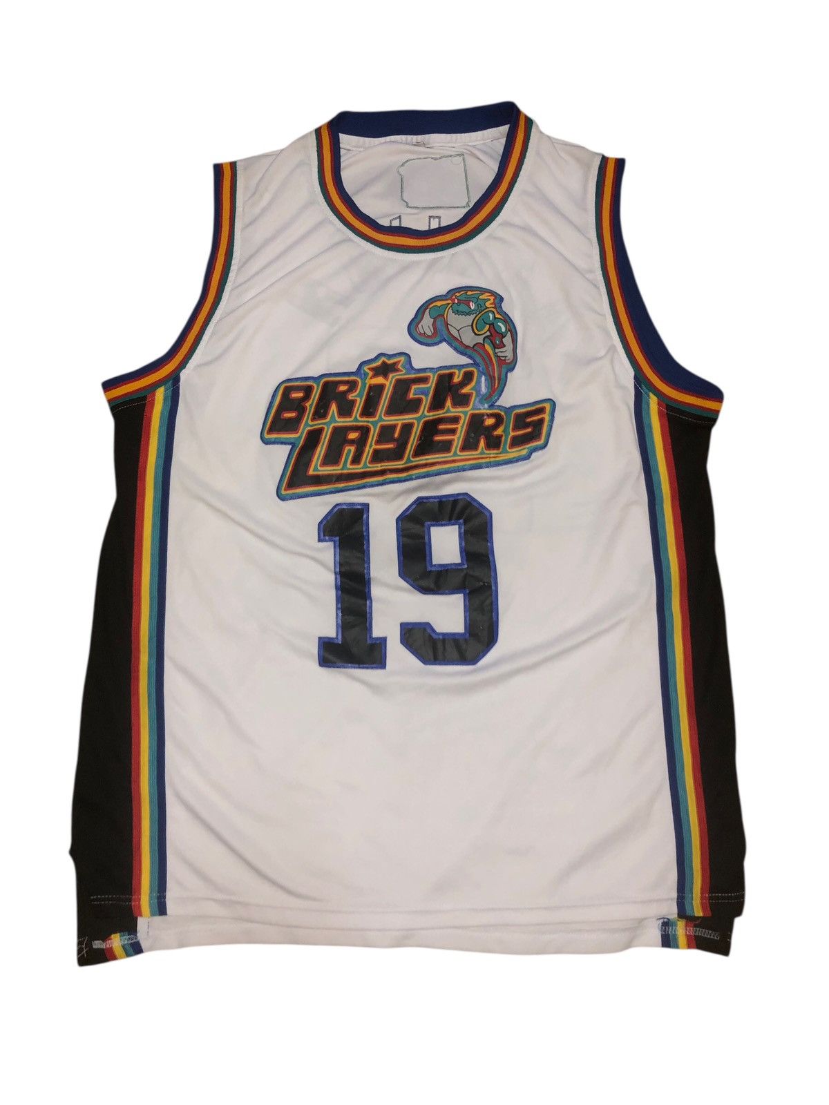 NBA MTV AALIYAH 1996 #19 Brick Layers Team MTV Basketball Jersey Size US XXL / EU 58 / 5 - 2 Thumbnail