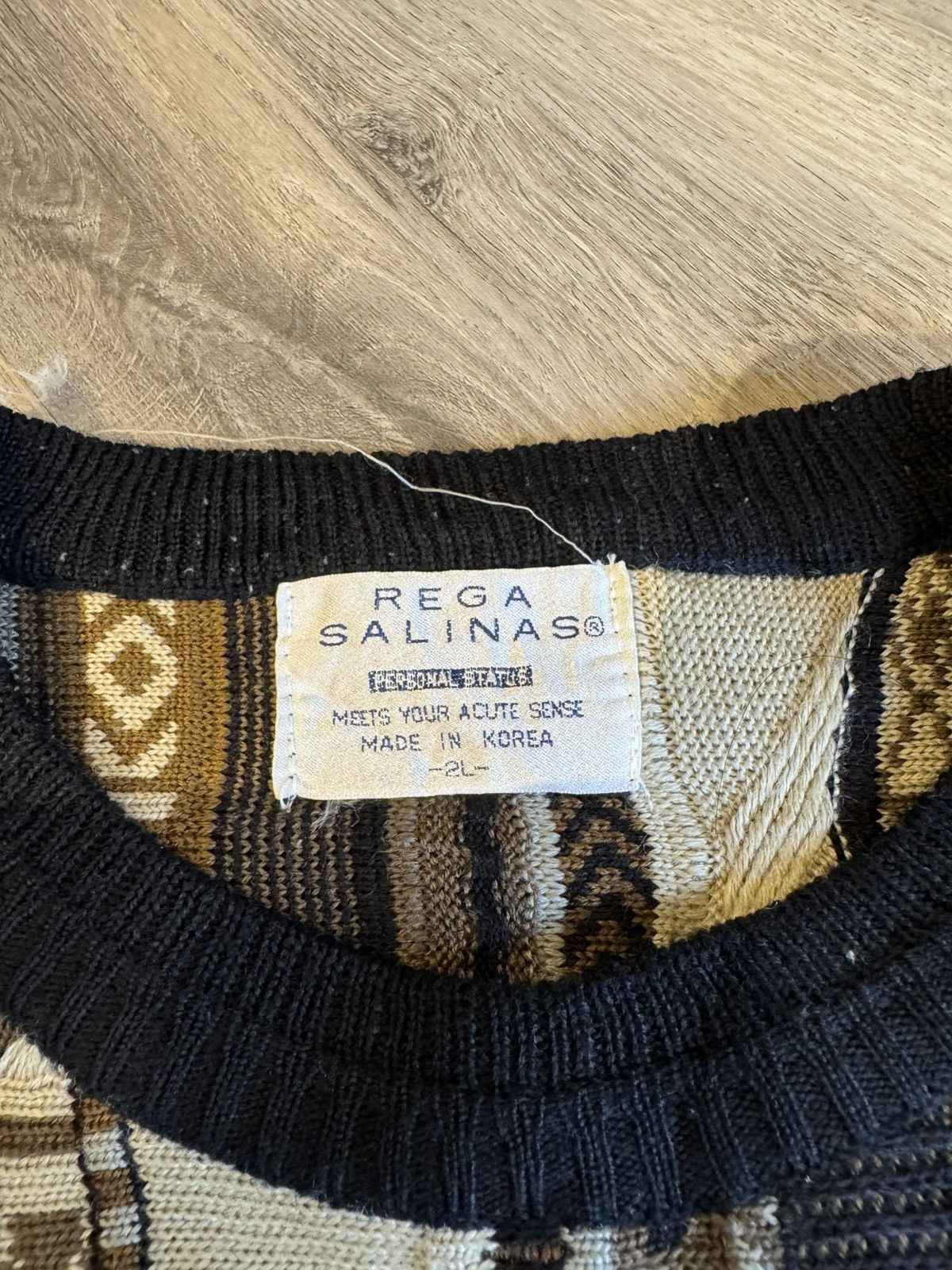 Coogi VINTAGE 3D BY REGA SALINAS KNITWEAR Size US M / EU 48-50 / 2 - 6 Thumbnail