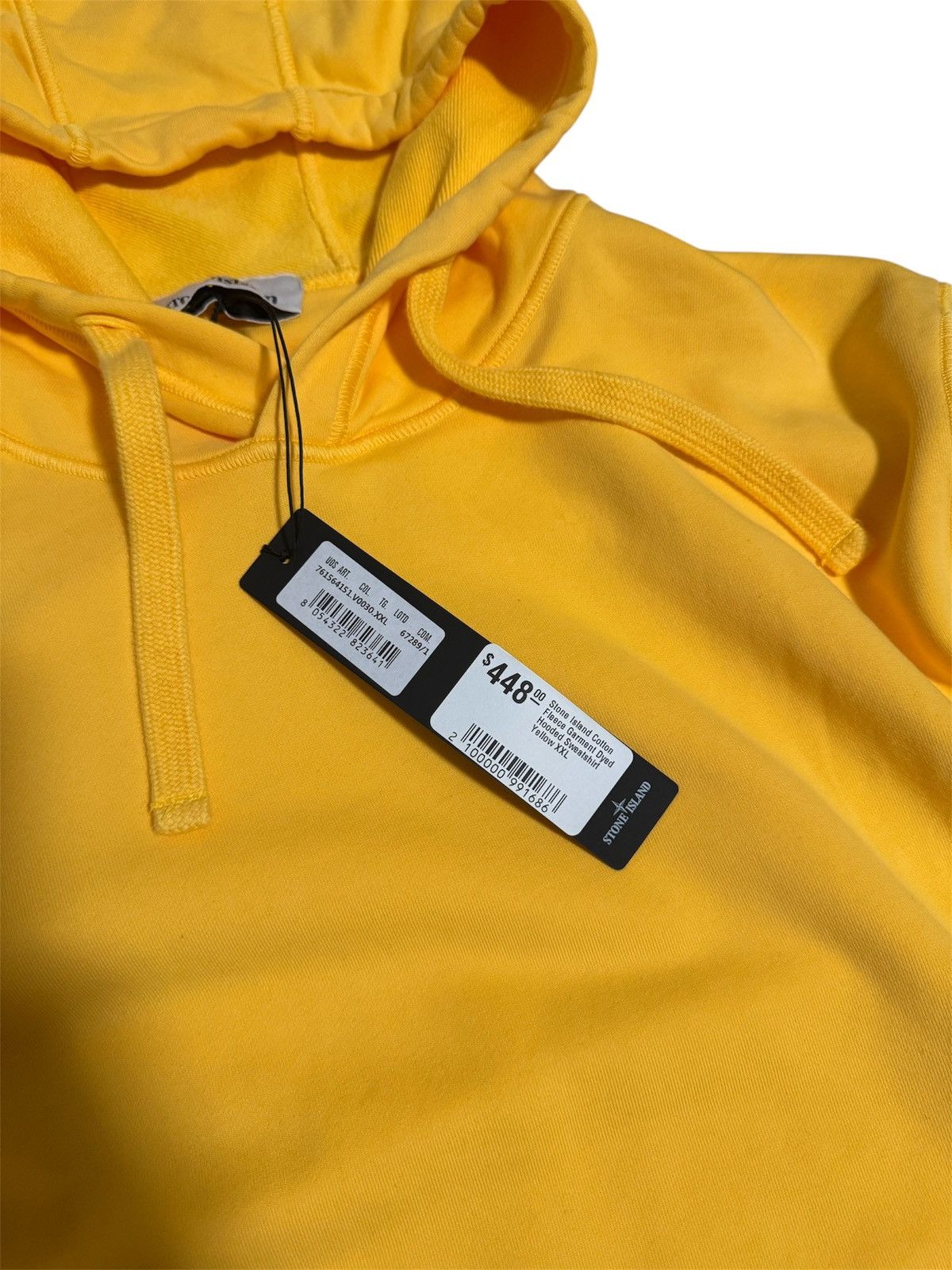 Stone Island 🔥500$ Stone Island Garment Dyed Popover Fleece Hoodie Size US XXL / EU 58 / 5 - 6 Thumbnail