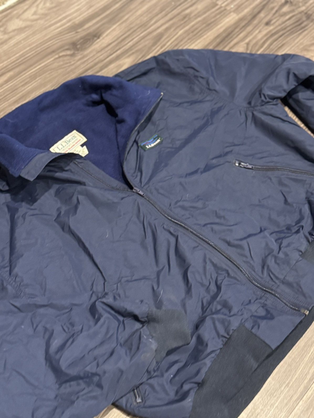 L.L. Bean Vintage L.L. Bean 3-Season Jacket Navy Full Zip Men’s XL Size US XL / EU 56 / 4 - 1 Thumbnail
