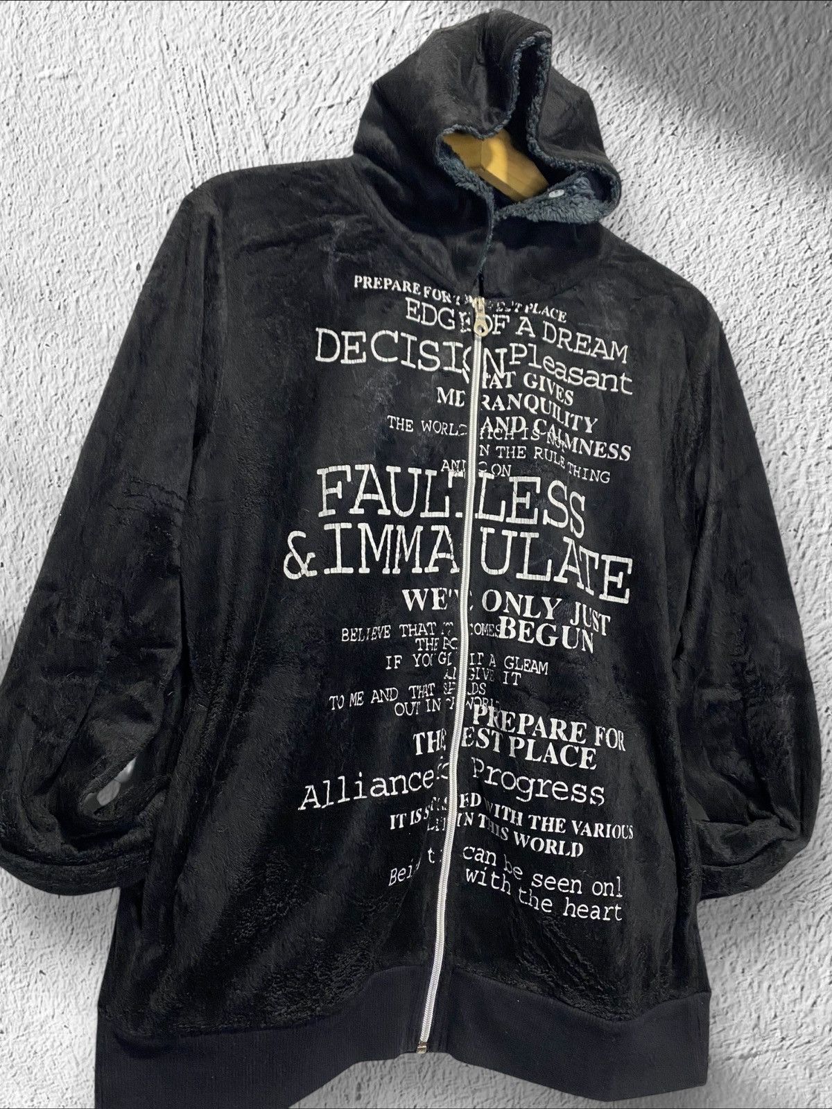 If Six Was Nine × Japanese Brand × Le Grande Bleu (L.G.B.) removable fur Spinash full velvet hoodie 2000s style Size US M / EU 48-50 / 2 - 2 Thumbnail
