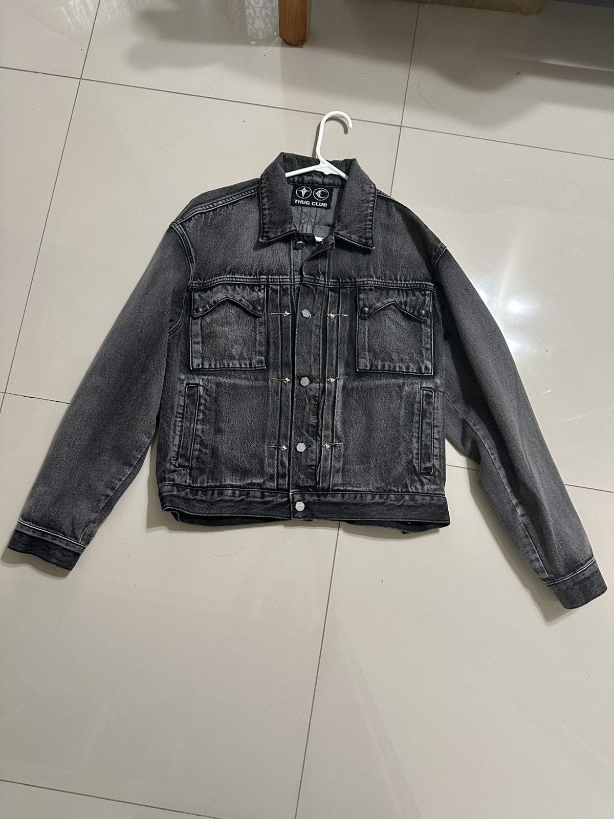 Thug Club Thug Club Claw Denim Jacket Size US S / EU 44-46 / 1 - 1 Thumbnail
