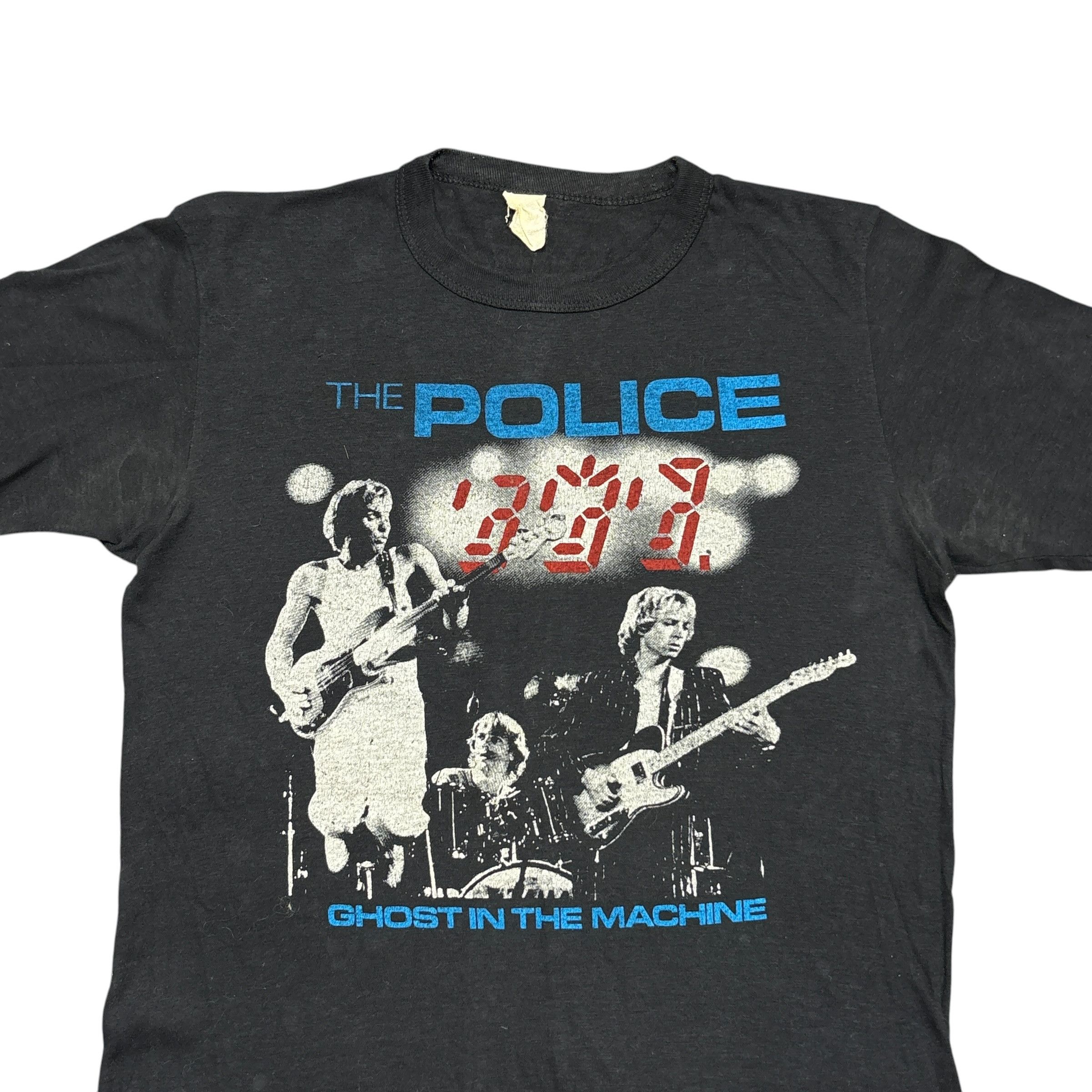 Band Tees Vintage The Police T Shirt 80s Tour Band Tee Single Stitch Size US M / EU 48-50 / 2 - 3 Thumbnail