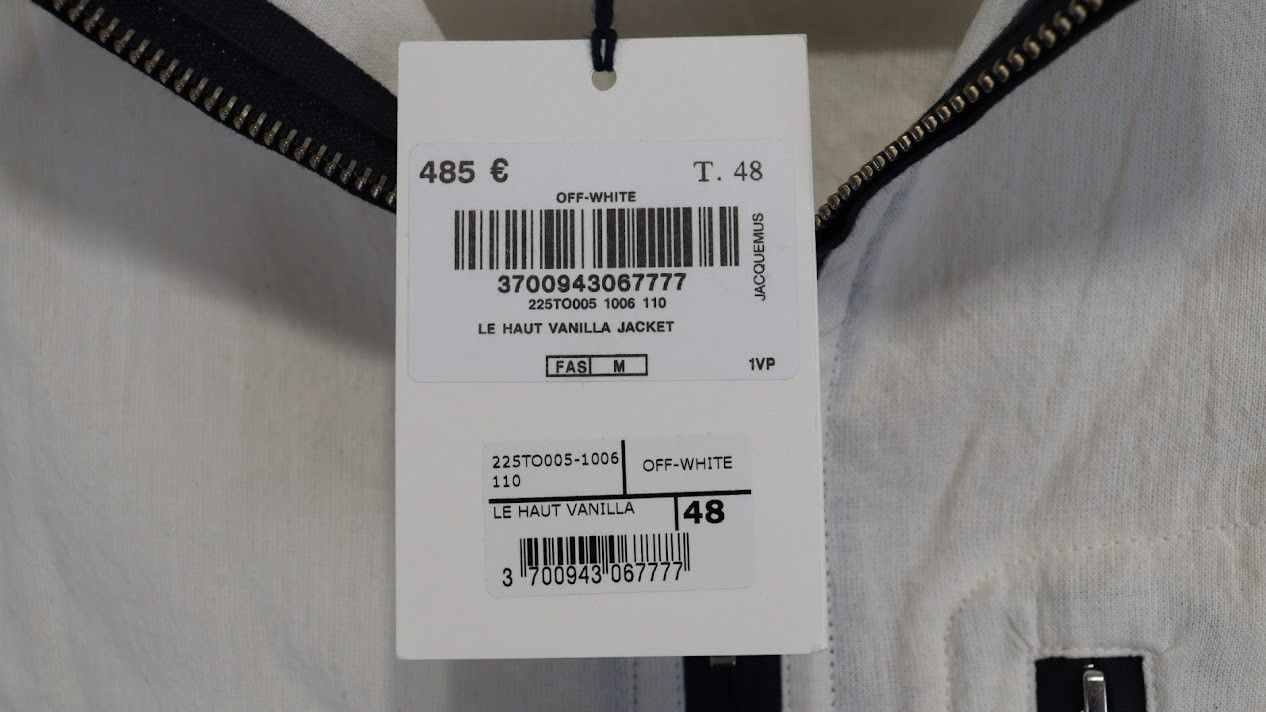 Jacquemus o1rshd1 Q:2 / LE Haut Vanilla Jacket in Off-White Size US M / EU 48-50 / 2 - 13 Thumbnail