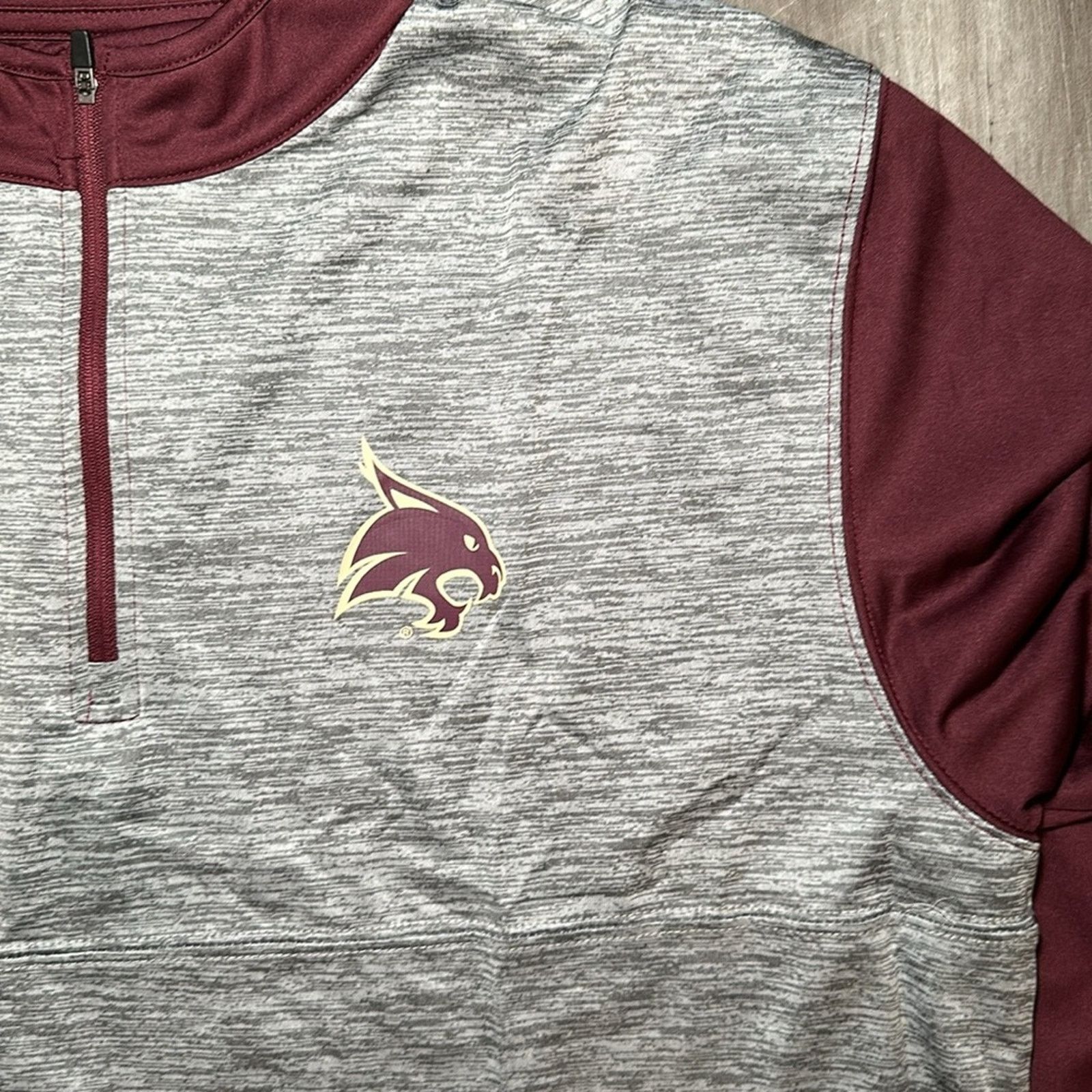 Colosseum Athletics Texas State Bobcats Colosseum Quarter Zip Pullover - XL Size US XL / EU 56 / 4 - 5 Thumbnail