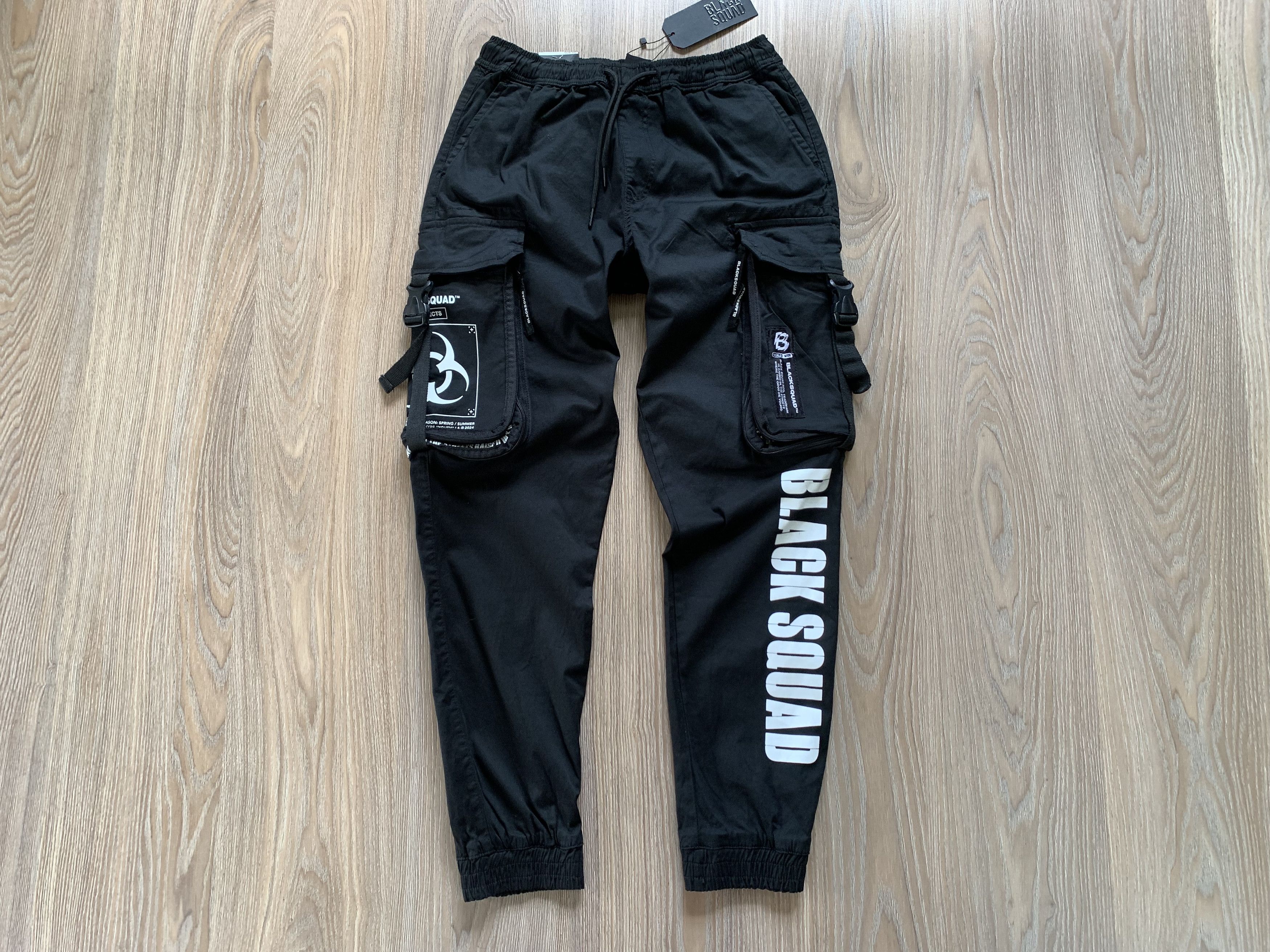 Other Black Squad Multi Pocket Pants Size US 28 / EU 44 - 2 Thumbnail