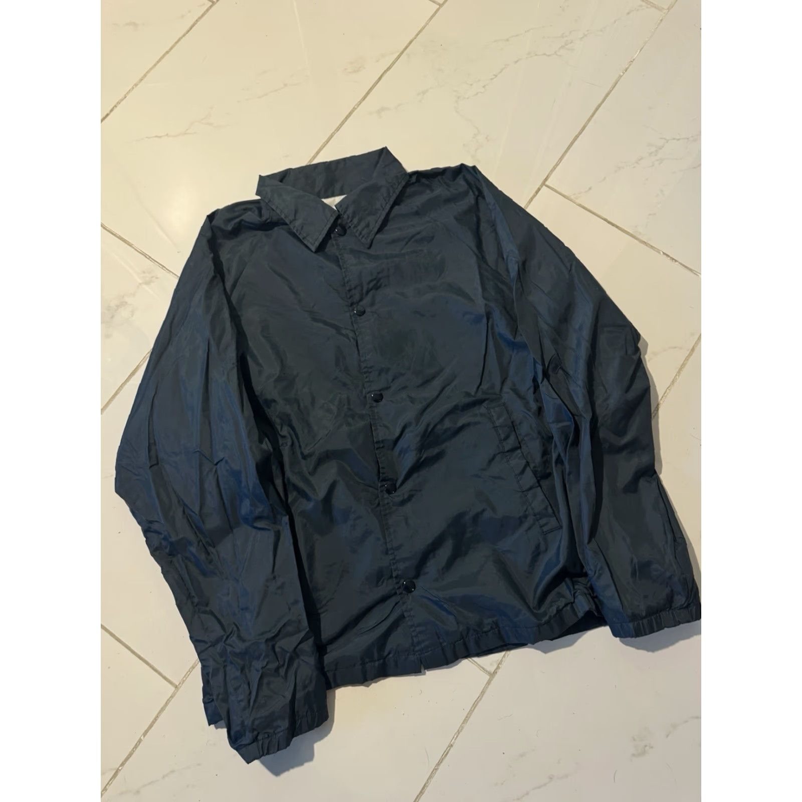 Vintage VINTAGE 1980s Ozark Trail Navy Blue Windbreaker Jacket M USA Mens Jacket Size US M / EU 48-50 / 2 - 3 Thumbnail
